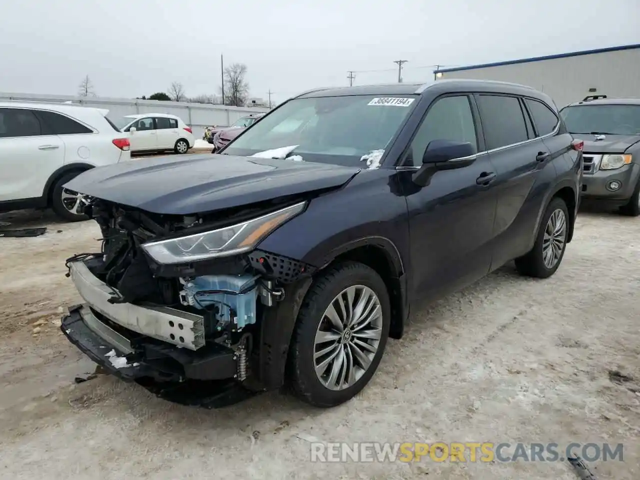 1 Photograph of a damaged car 5TDFZRBH6MS065770 TOYOTA HIGHLANDER 2021