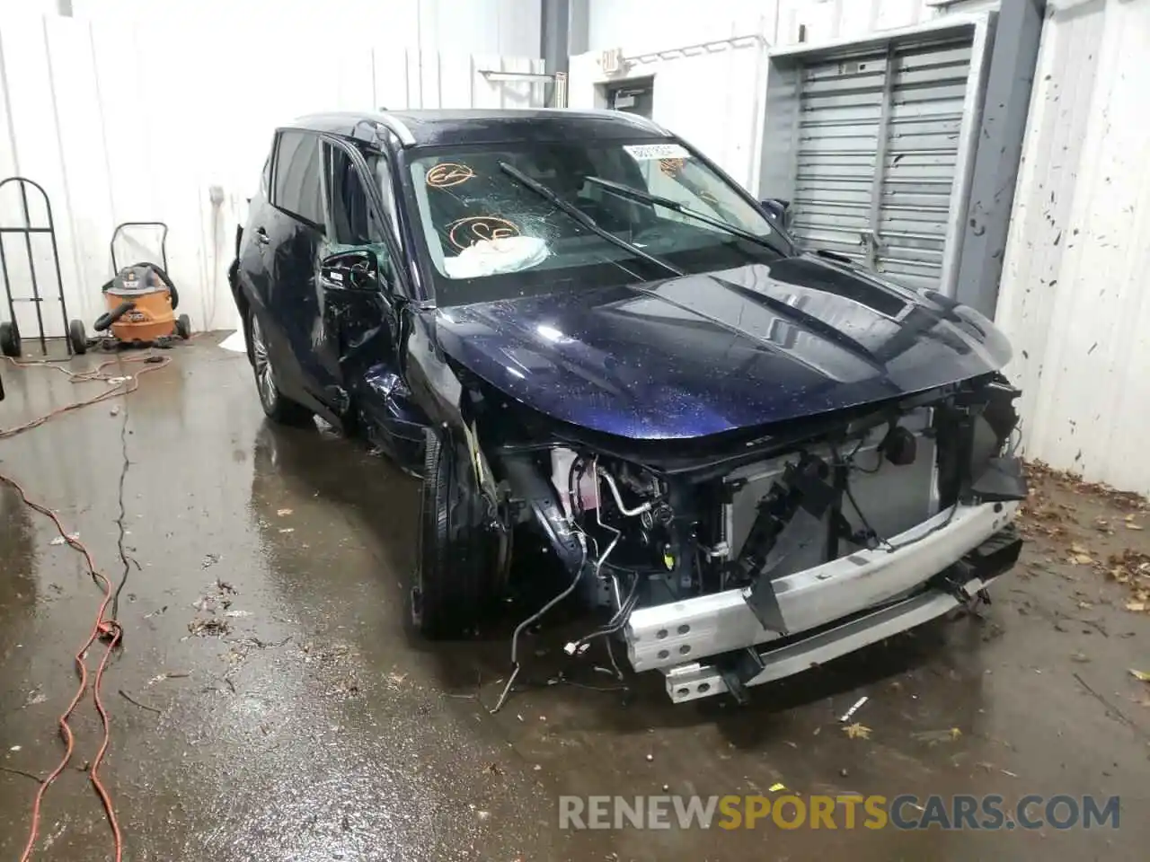 1 Photograph of a damaged car 5TDFZRBH6MS148177 TOYOTA HIGHLANDER 2021