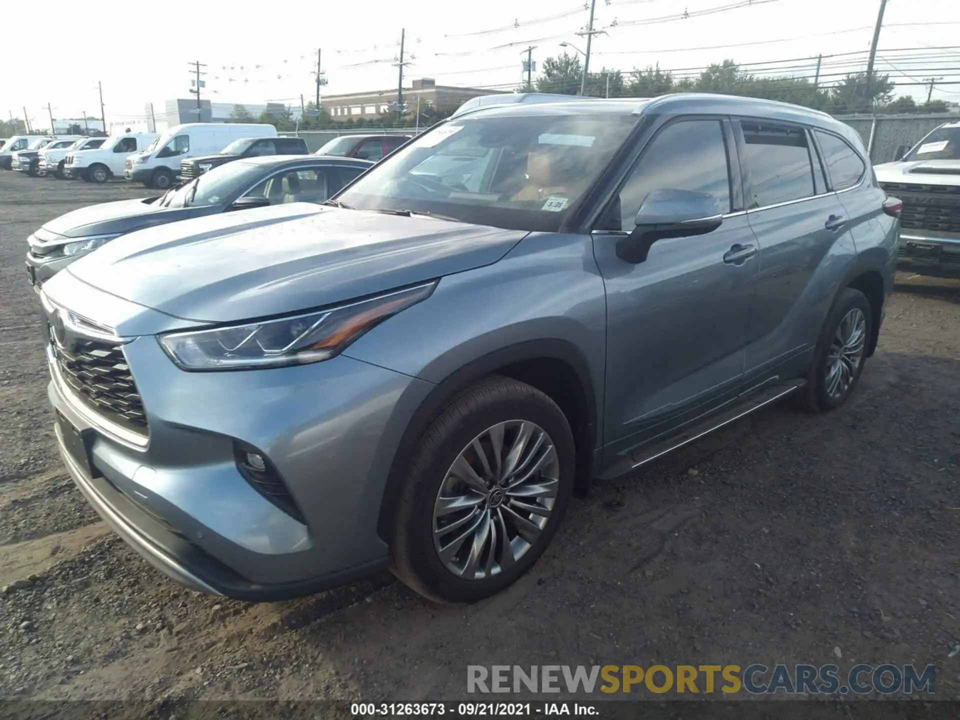 2 Photograph of a damaged car 5TDFZRBH7MS074204 TOYOTA HIGHLANDER 2021