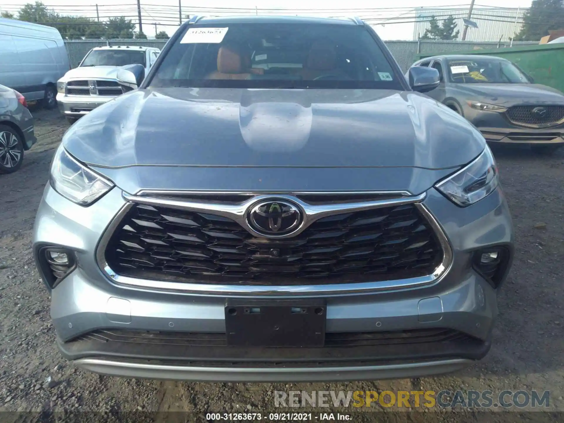 6 Photograph of a damaged car 5TDFZRBH7MS074204 TOYOTA HIGHLANDER 2021