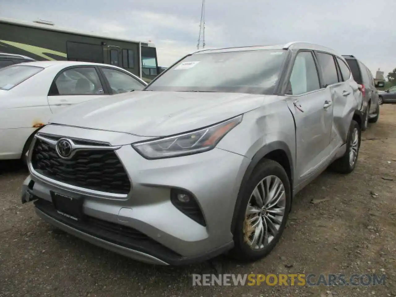 2 Photograph of a damaged car 5TDFZRBH7MS093349 TOYOTA HIGHLANDER 2021