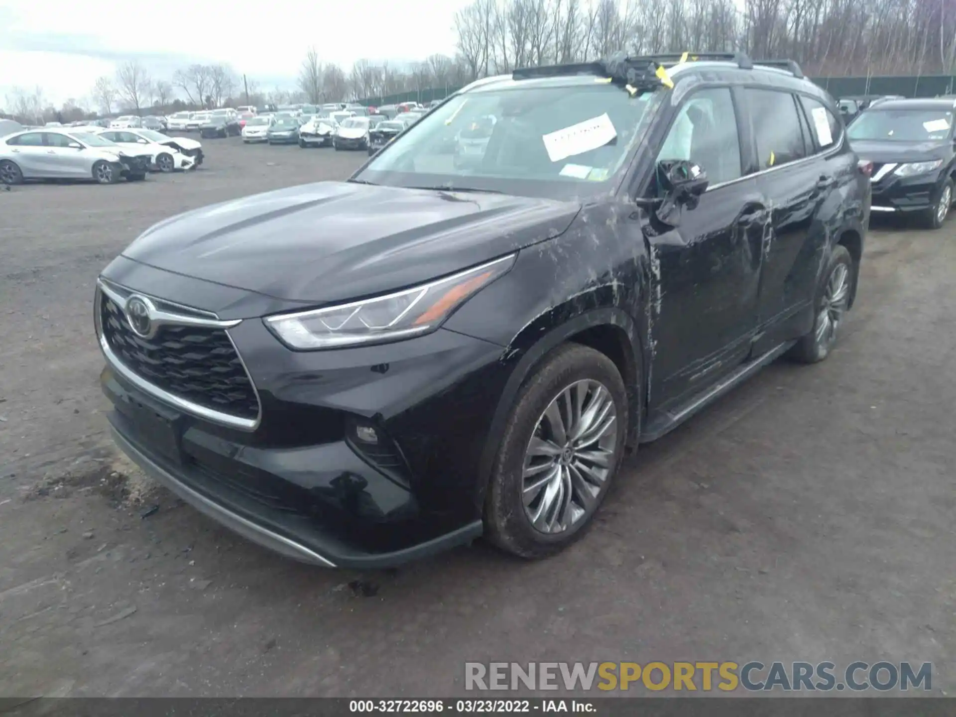 2 Photograph of a damaged car 5TDFZRBH7MS093884 TOYOTA HIGHLANDER 2021