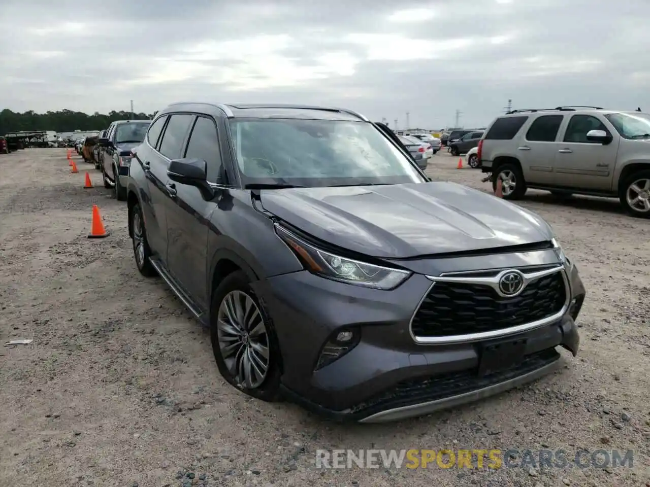 1 Photograph of a damaged car 5TDFZRBH7MS101384 TOYOTA HIGHLANDER 2021