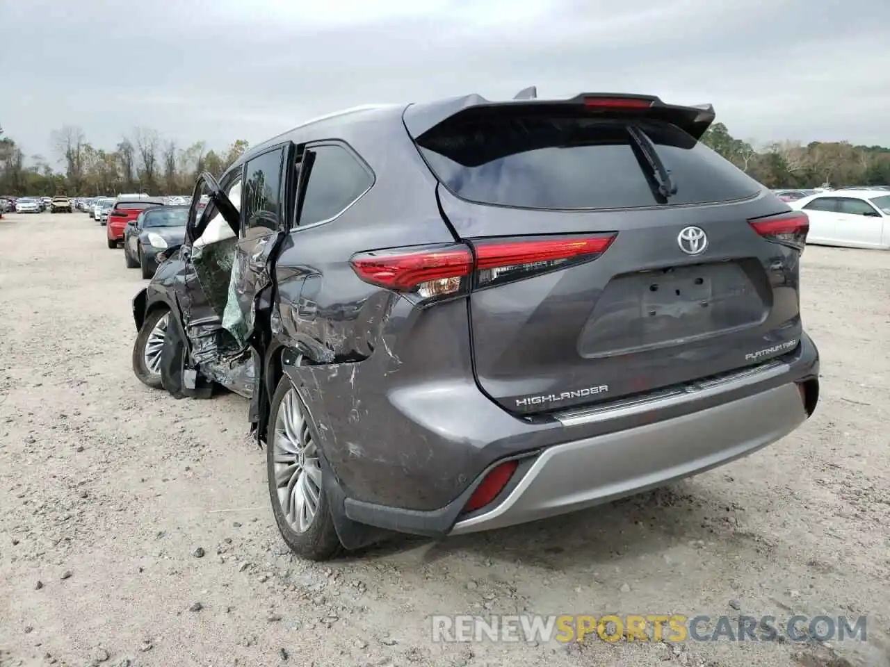 3 Photograph of a damaged car 5TDFZRBH7MS101384 TOYOTA HIGHLANDER 2021