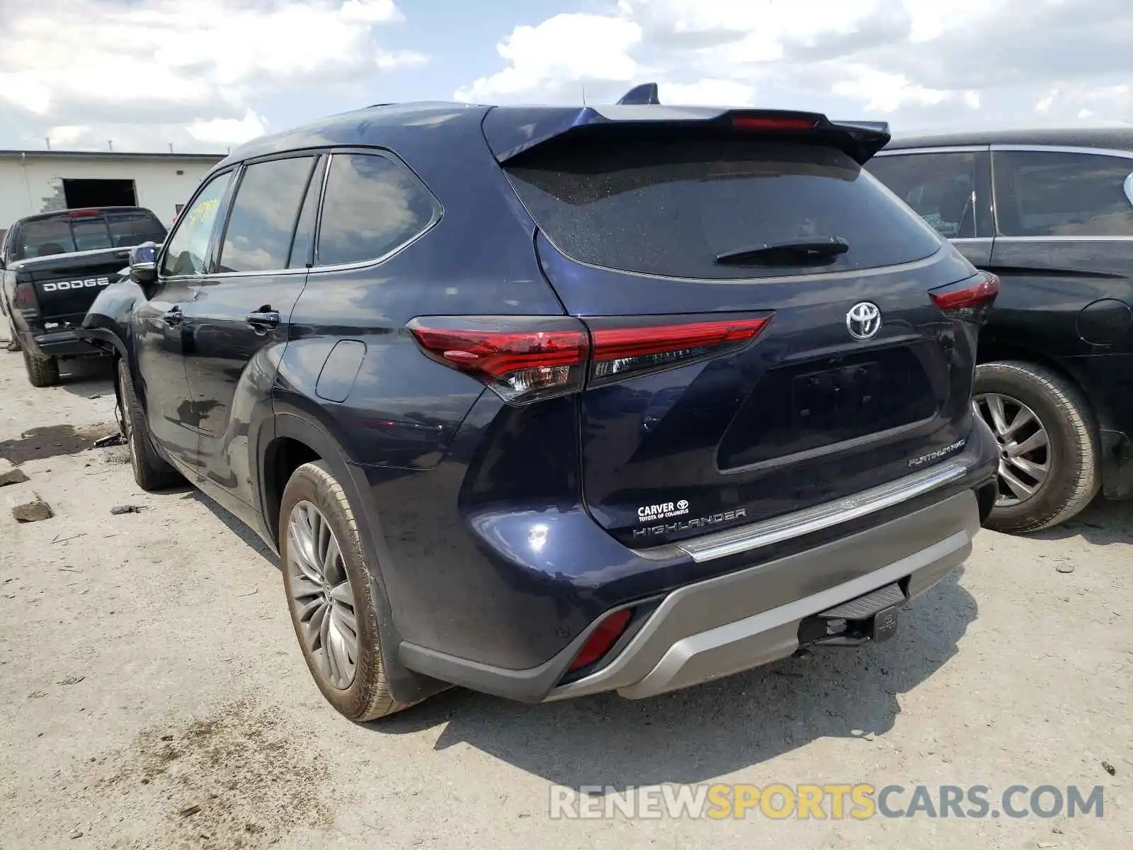 3 Photograph of a damaged car 5TDFZRBH8MS067147 TOYOTA HIGHLANDER 2021