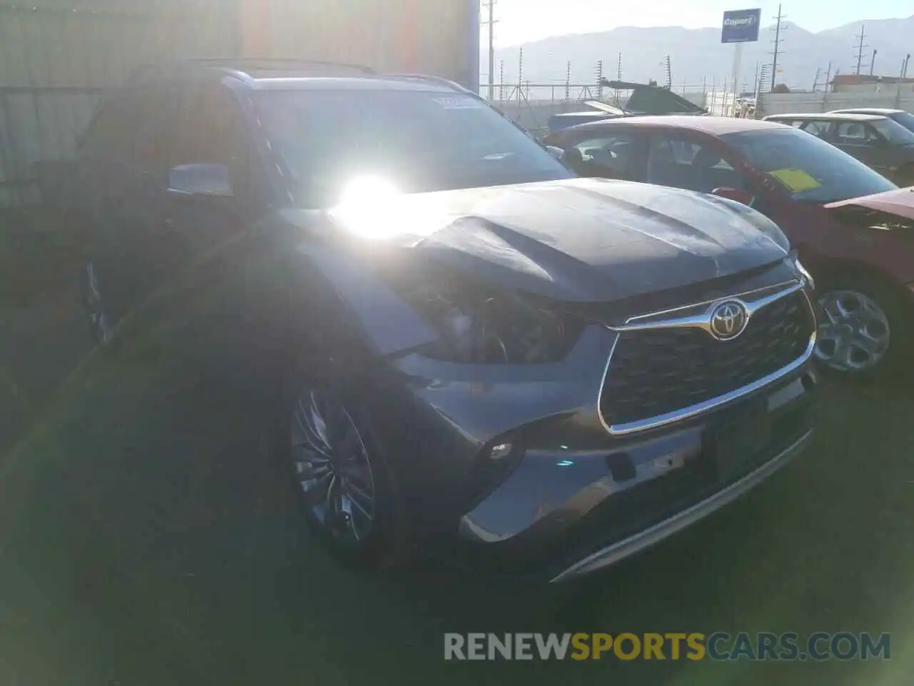 1 Photograph of a damaged car 5TDFZRBH8MS079993 TOYOTA HIGHLANDER 2021