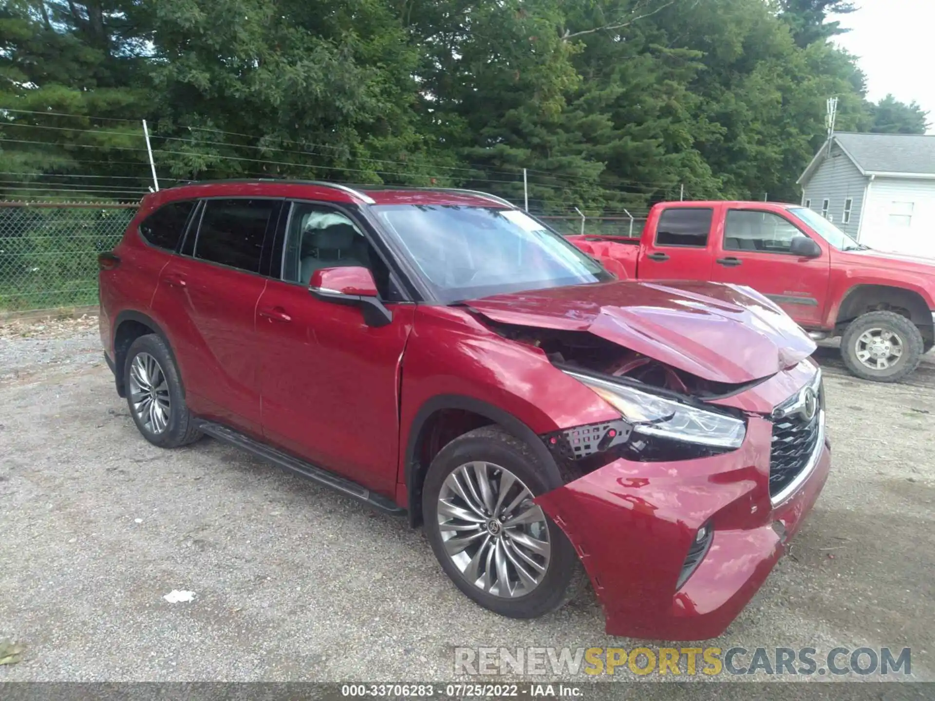 1 Photograph of a damaged car 5TDFZRBH8MS105010 TOYOTA HIGHLANDER 2021