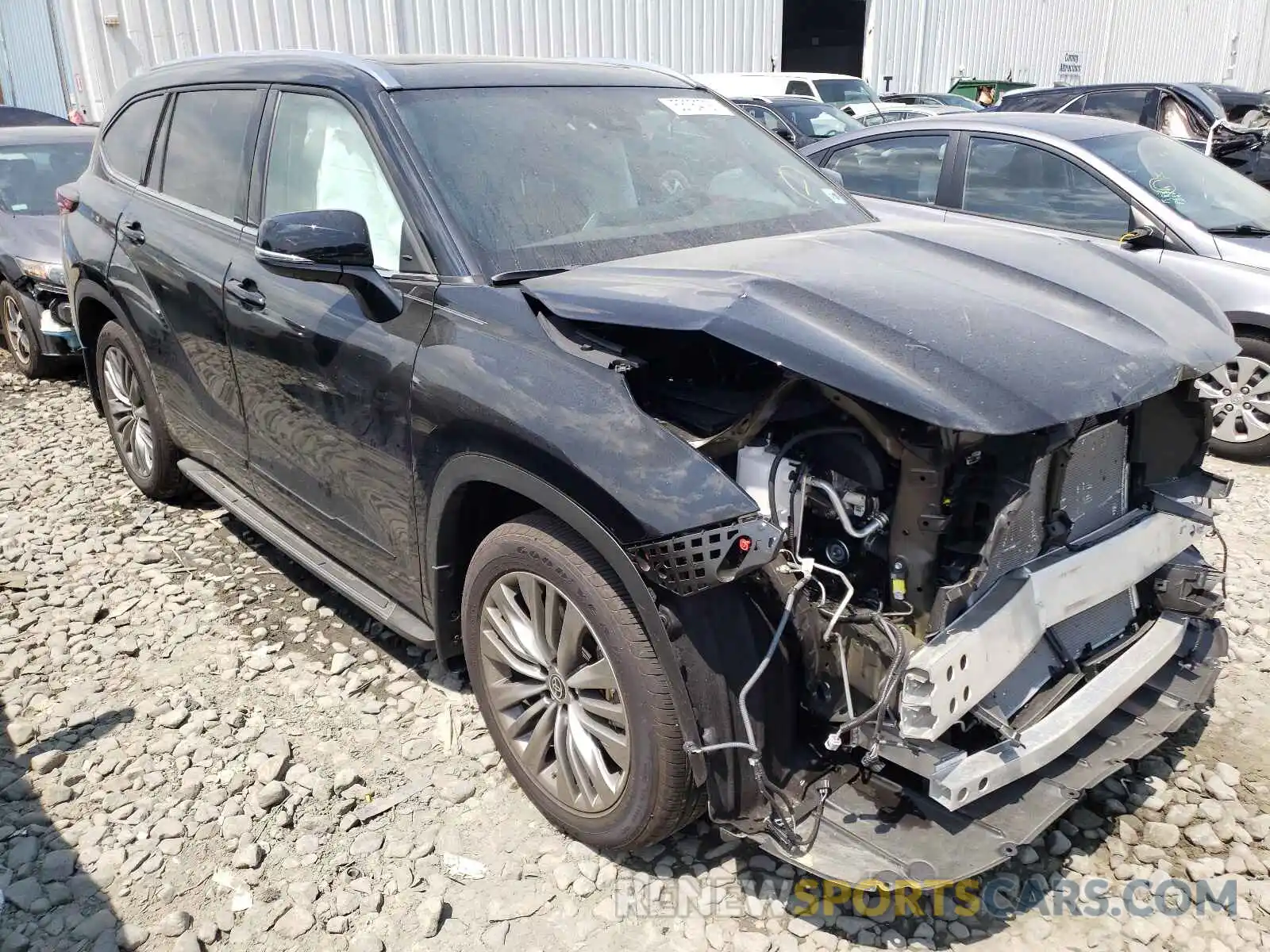 1 Photograph of a damaged car 5TDFZRBH8MS118906 TOYOTA HIGHLANDER 2021