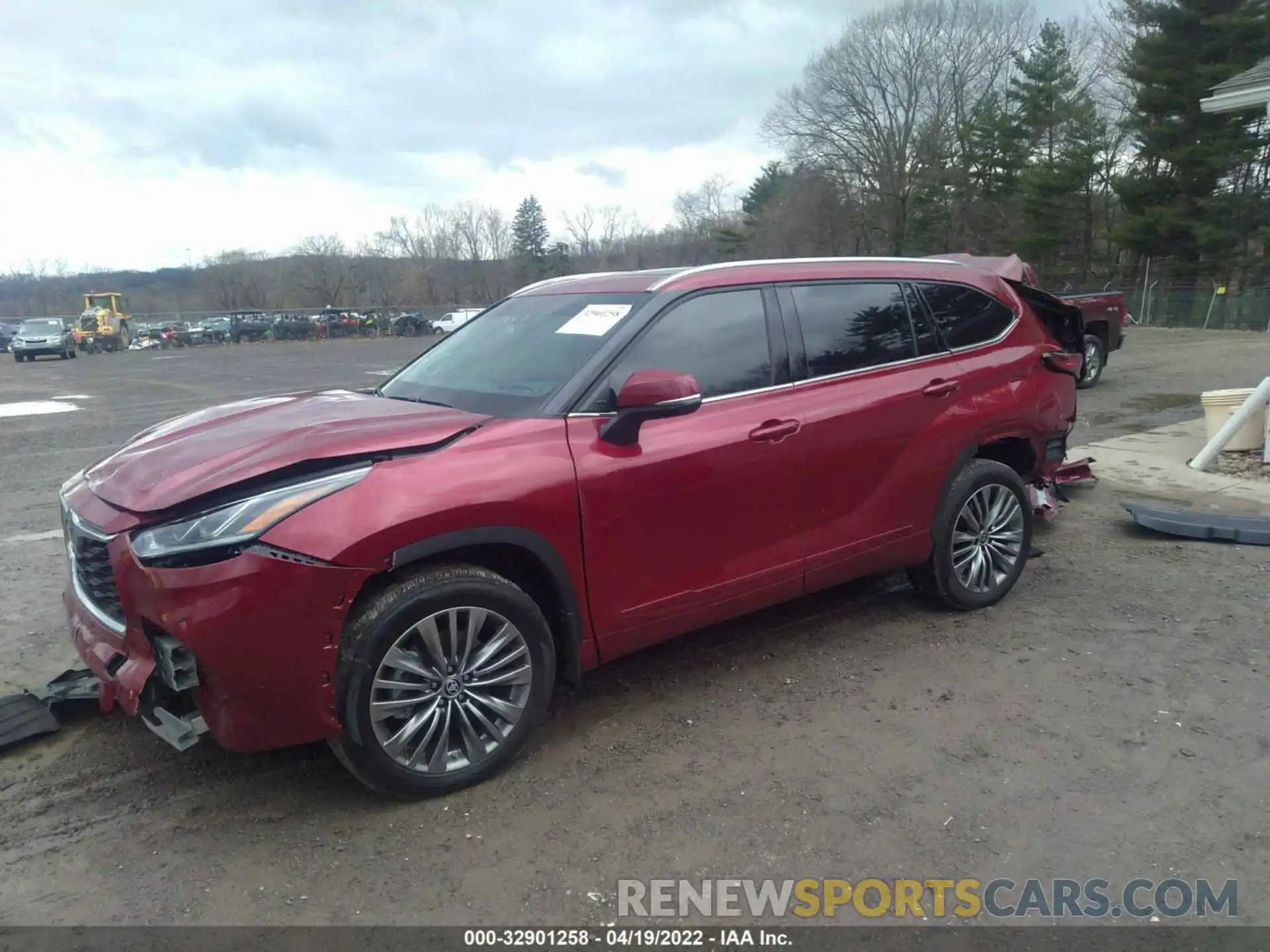 2 Photograph of a damaged car 5TDFZRBH8MS143577 TOYOTA HIGHLANDER 2021