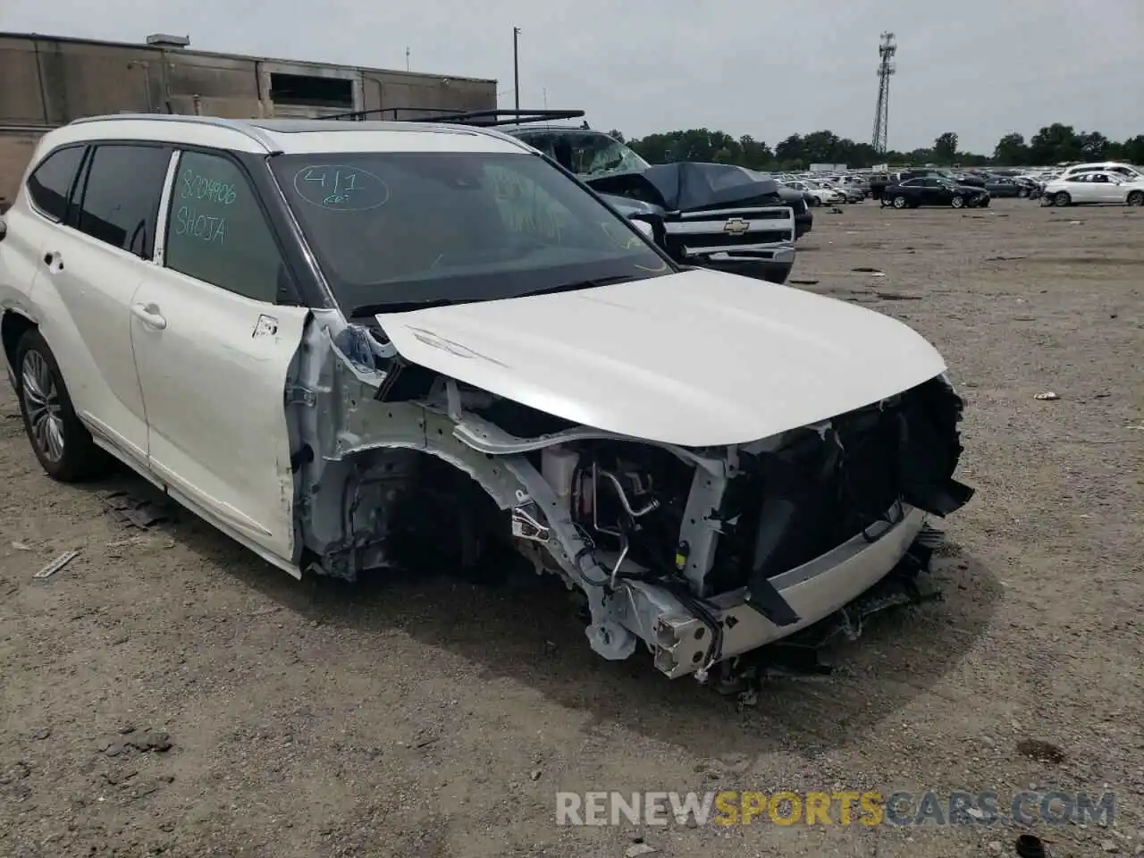 9 Photograph of a damaged car 5TDFZRBH9MS087357 TOYOTA HIGHLANDER 2021