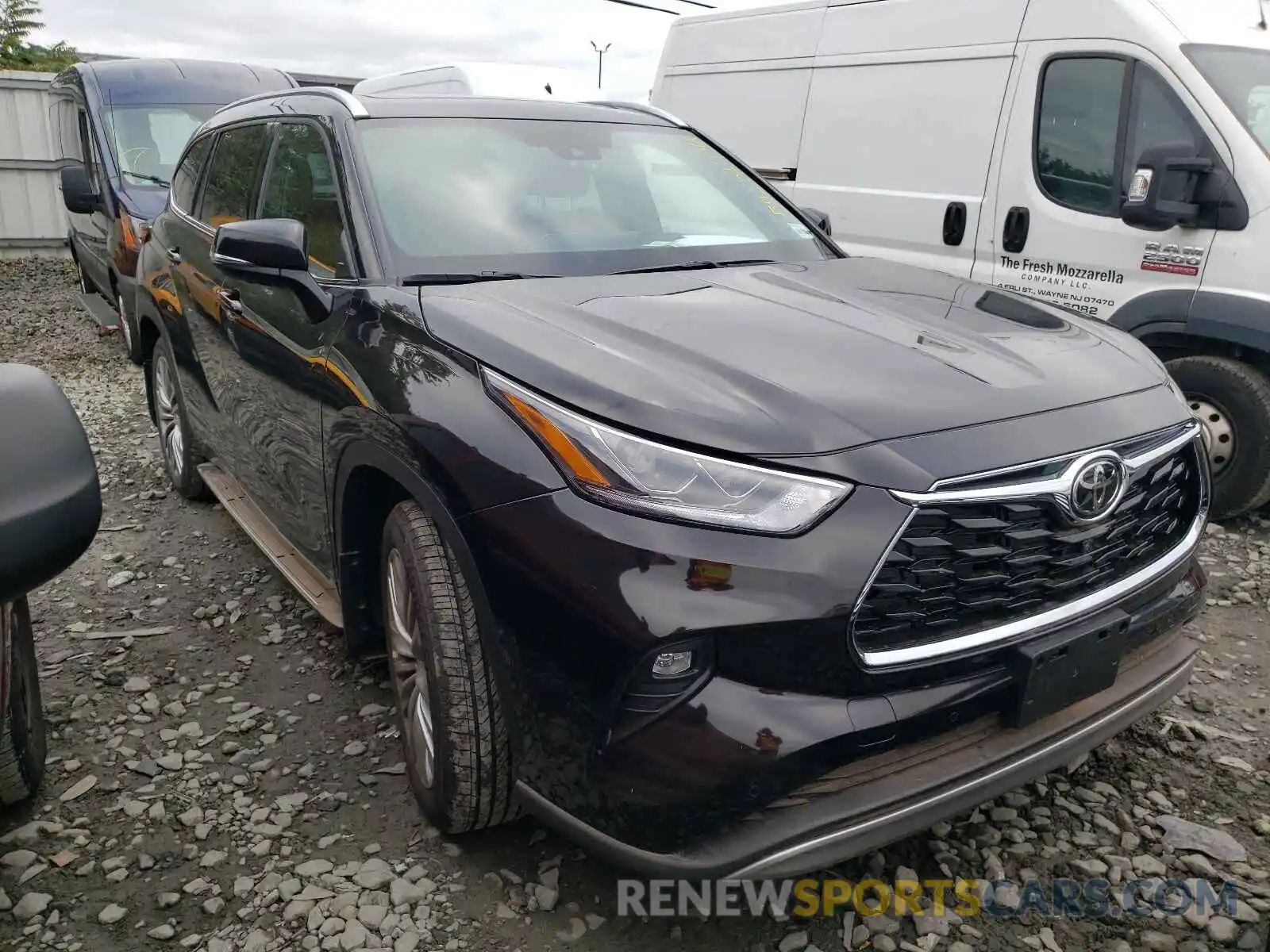 1 Photograph of a damaged car 5TDFZRBH9MS144687 TOYOTA HIGHLANDER 2021