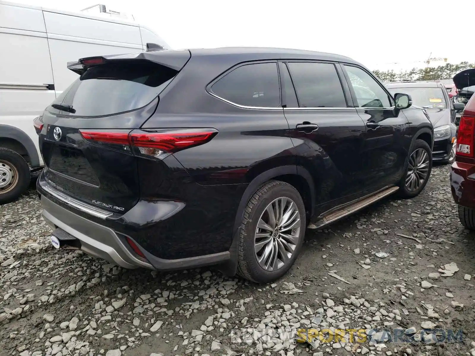 4 Фотография поврежденного автомобиля 5TDFZRBH9MS144687 TOYOTA HIGHLANDER 2021