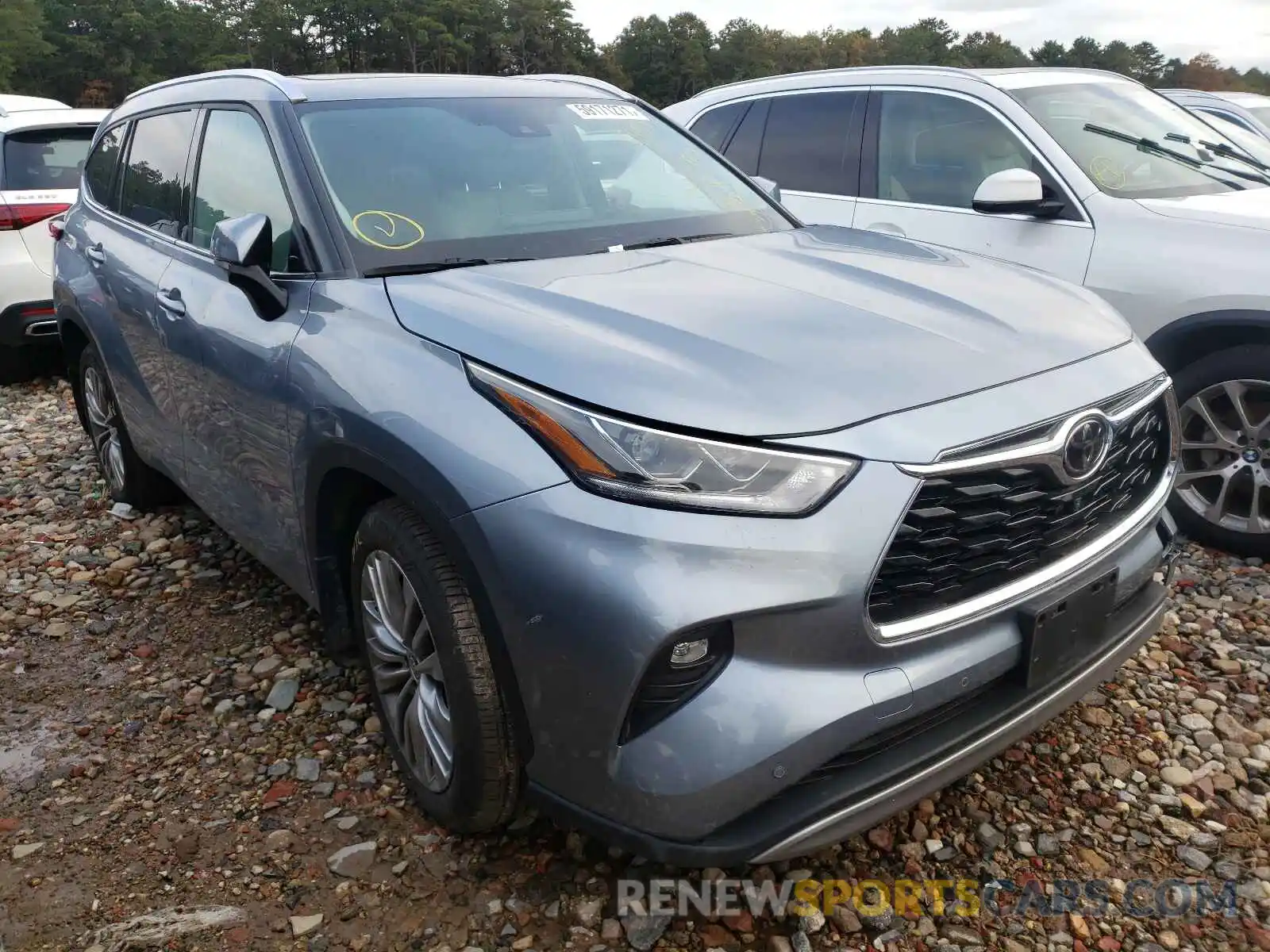 1 Photograph of a damaged car 5TDFZRBHXMS075086 TOYOTA HIGHLANDER 2021