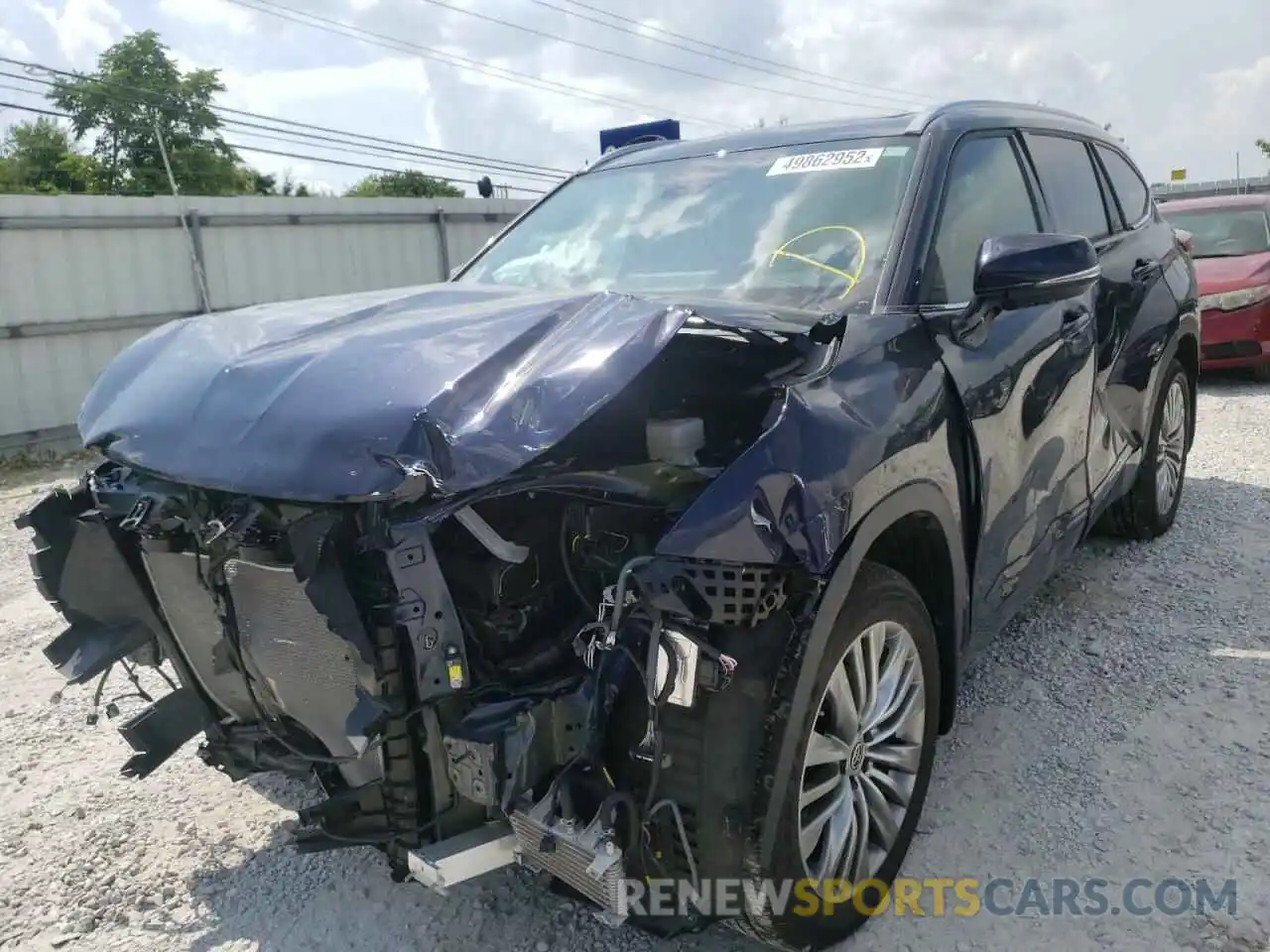 2 Photograph of a damaged car 5TDFZRBHXMS106160 TOYOTA HIGHLANDER 2021