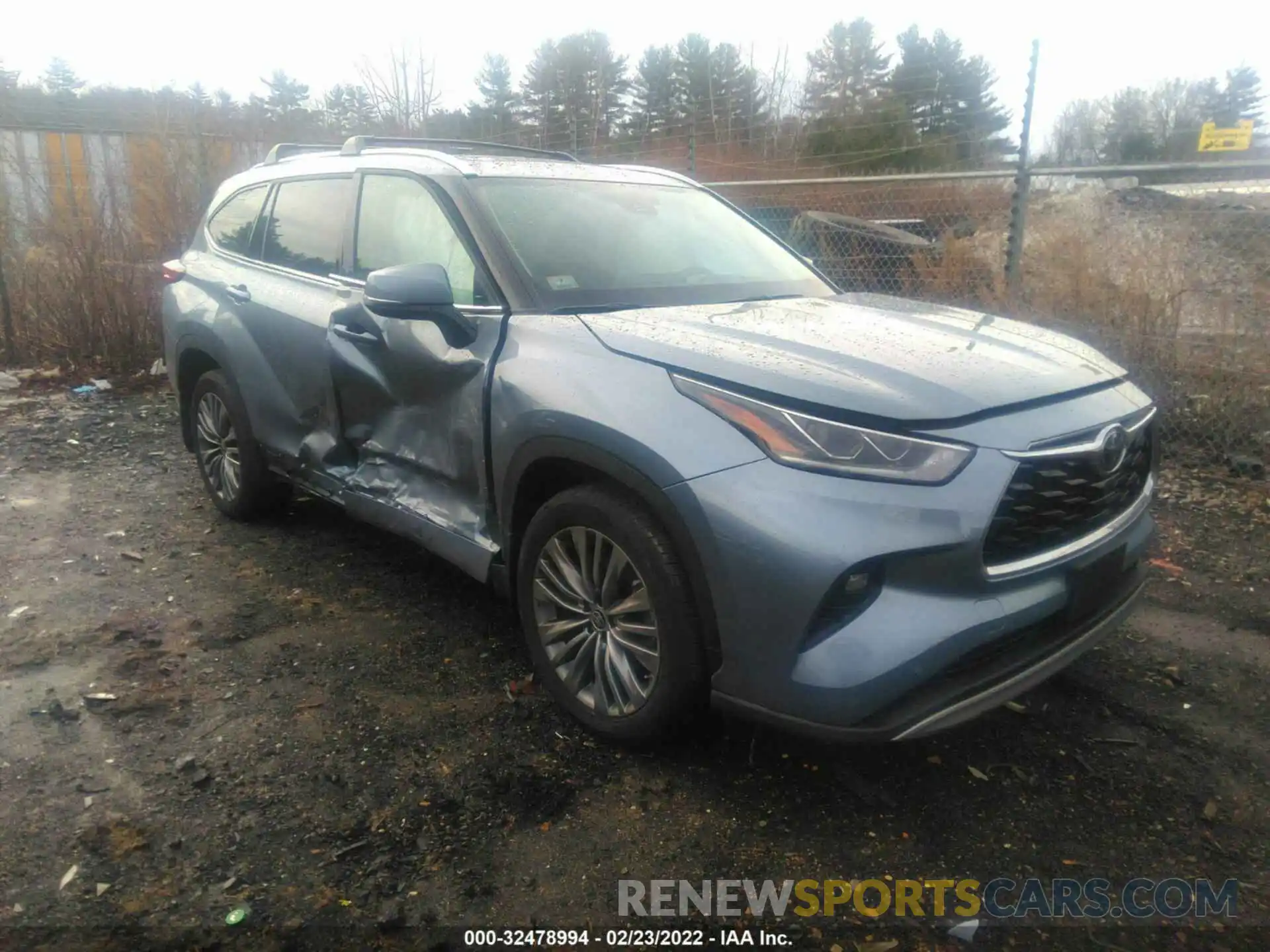 1 Photograph of a damaged car 5TDFZRBHXMS112296 TOYOTA HIGHLANDER 2021