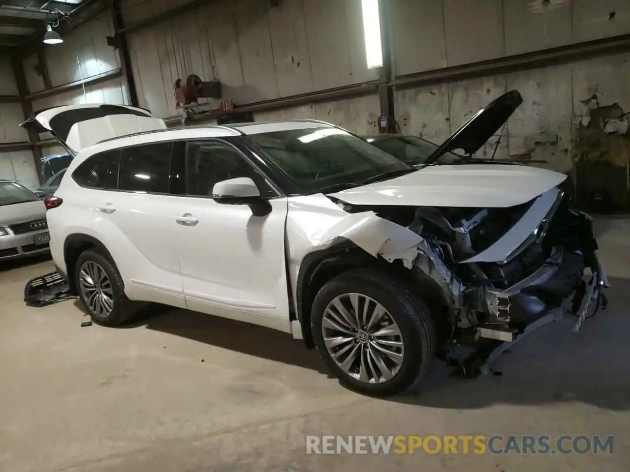 1 Photograph of a damaged car 5TDFZRBHXMS118485 TOYOTA HIGHLANDER 2021