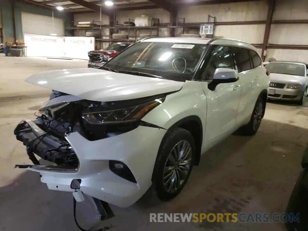 2 Photograph of a damaged car 5TDFZRBHXMS118485 TOYOTA HIGHLANDER 2021