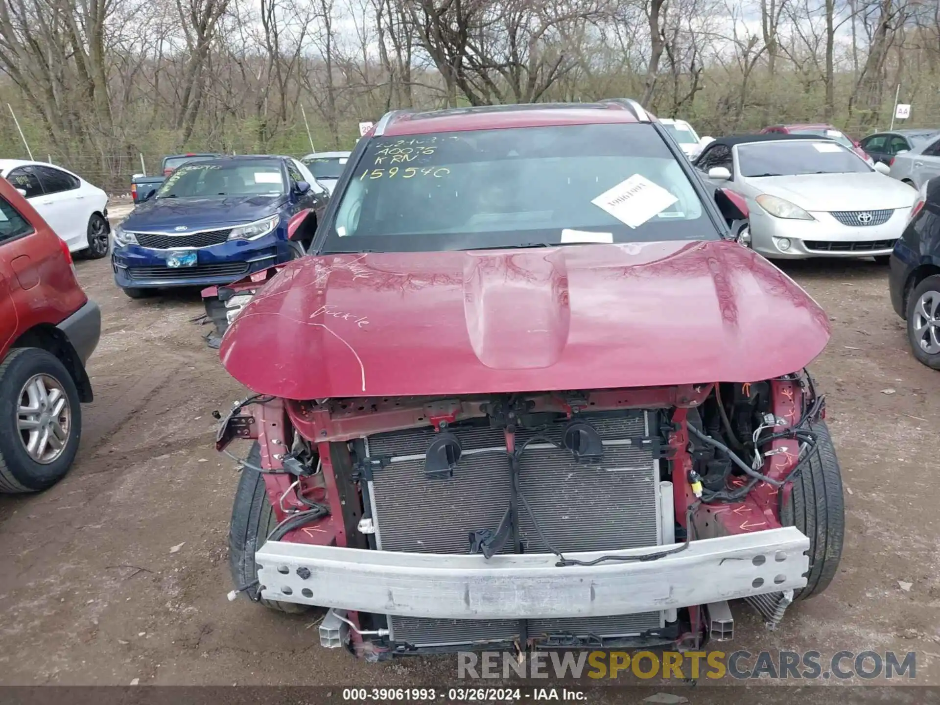 12 Photograph of a damaged car 5TDFZRBHXMS159540 TOYOTA HIGHLANDER 2021