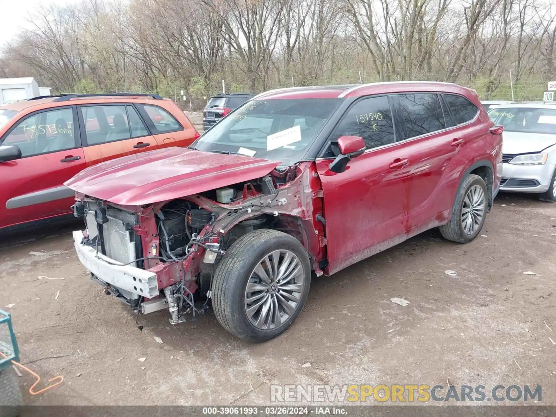 2 Photograph of a damaged car 5TDFZRBHXMS159540 TOYOTA HIGHLANDER 2021