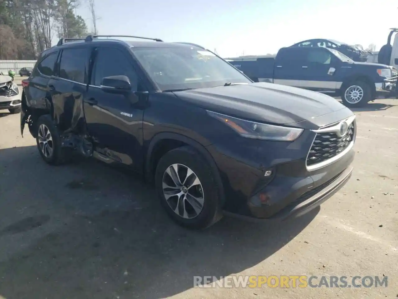 4 Photograph of a damaged car 5TDGARAH0MS007697 TOYOTA HIGHLANDER 2021