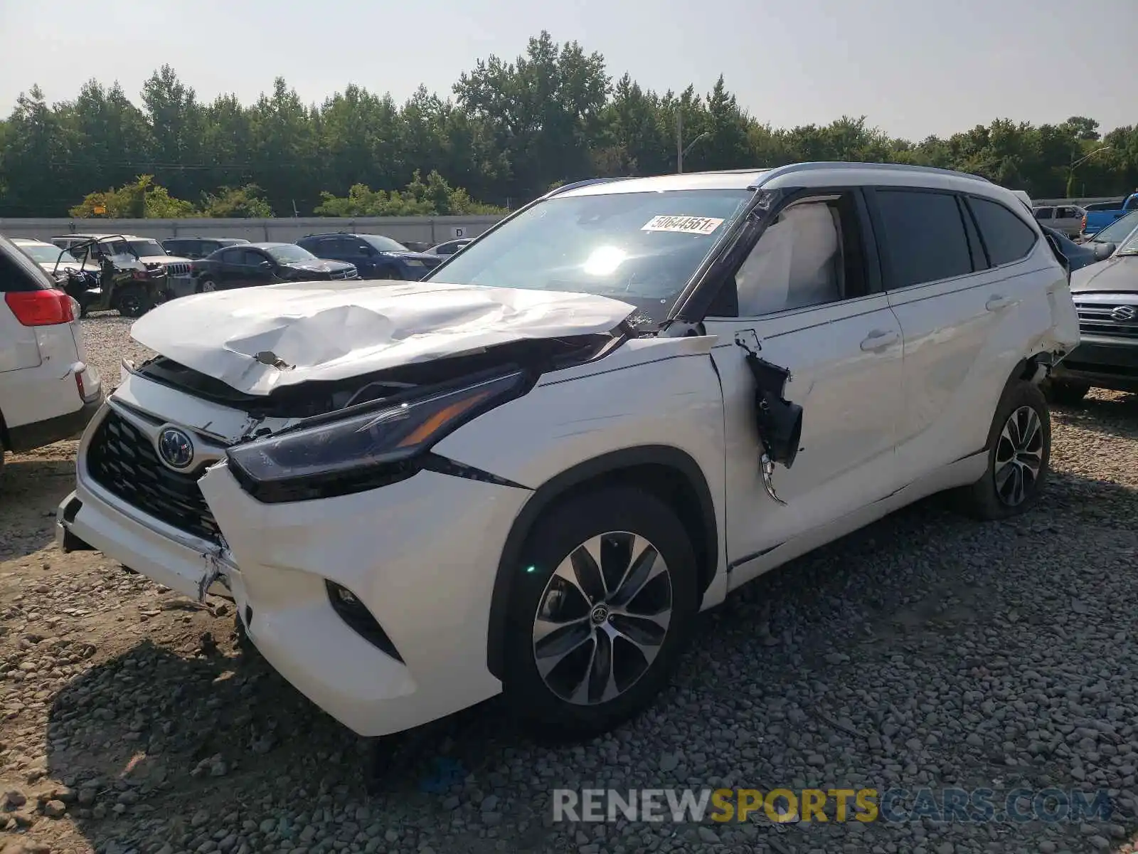 2 Photograph of a damaged car 5TDGARAH2MS009547 TOYOTA HIGHLANDER 2021