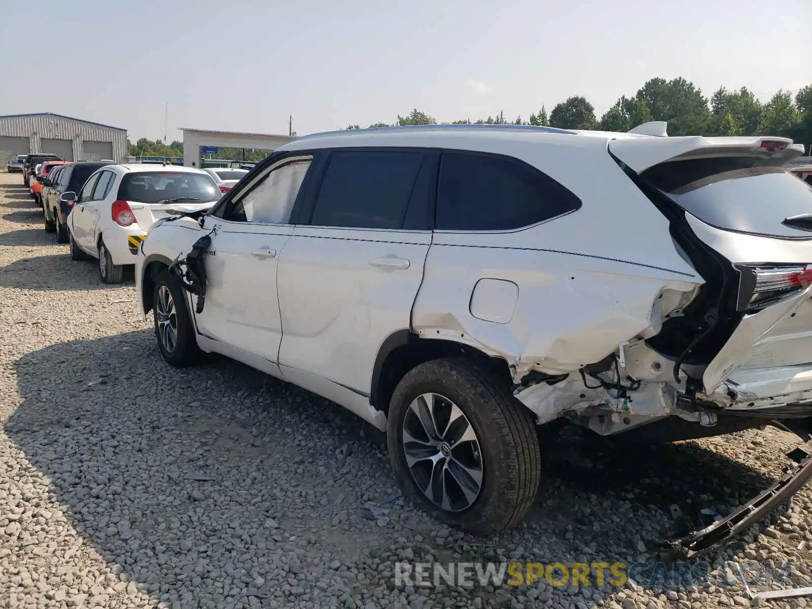 3 Photograph of a damaged car 5TDGARAH2MS009547 TOYOTA HIGHLANDER 2021