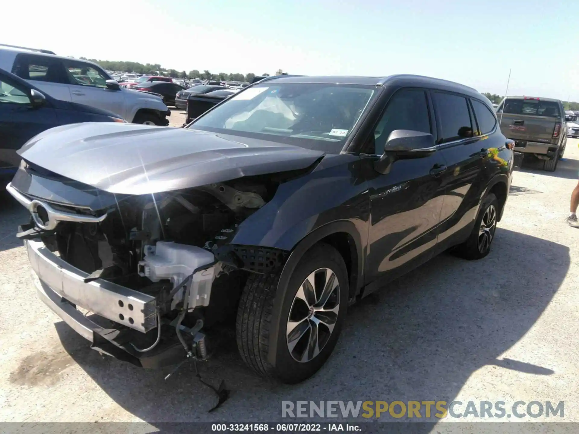 2 Photograph of a damaged car 5TDGARAH2MS506386 TOYOTA HIGHLANDER 2021