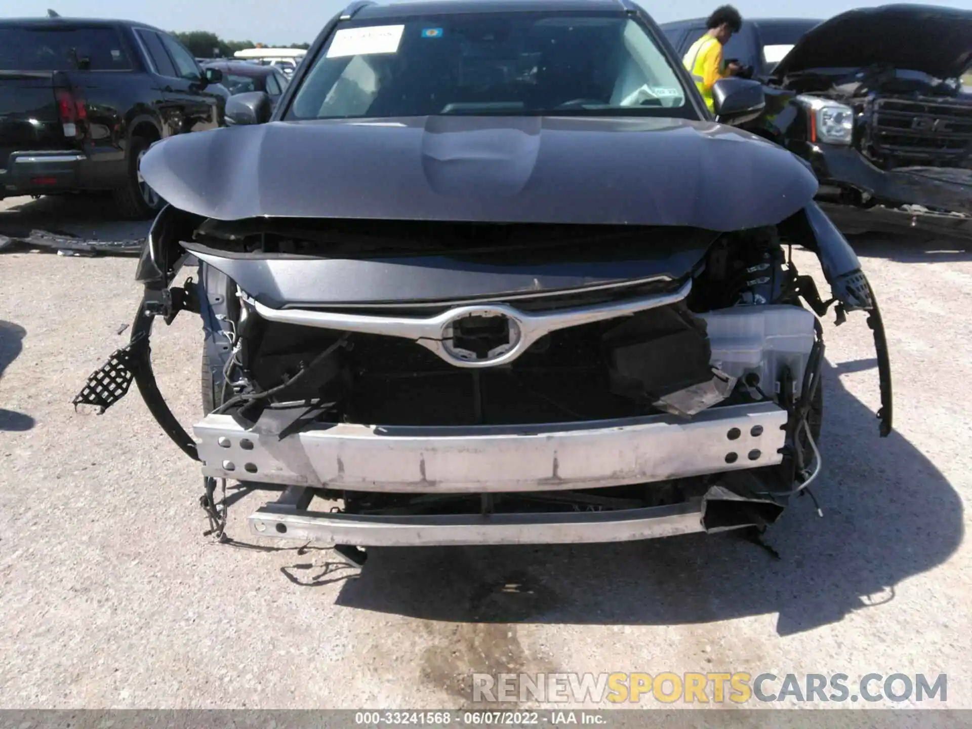 6 Photograph of a damaged car 5TDGARAH2MS506386 TOYOTA HIGHLANDER 2021