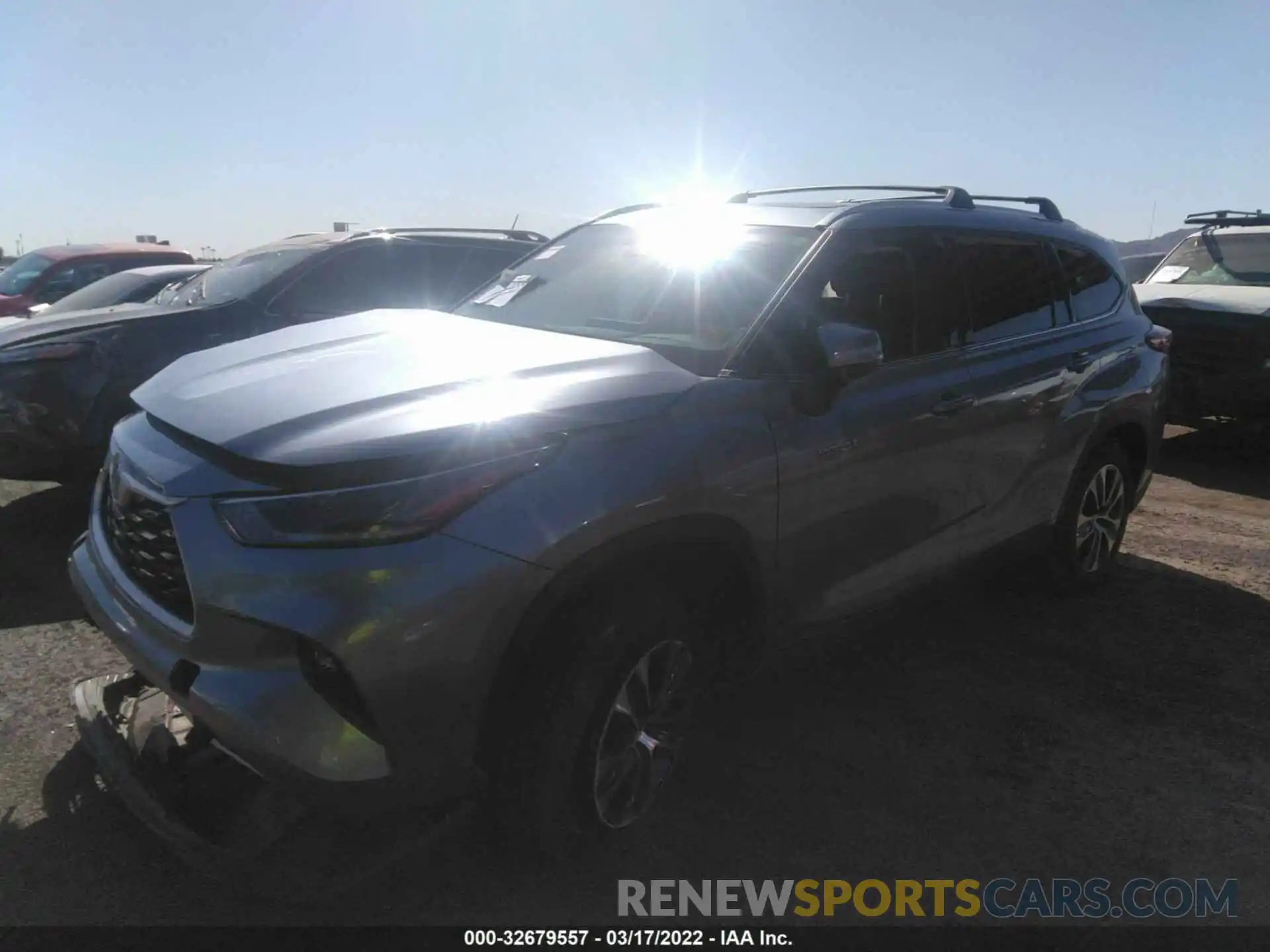 2 Photograph of a damaged car 5TDGARAH3MS011257 TOYOTA HIGHLANDER 2021