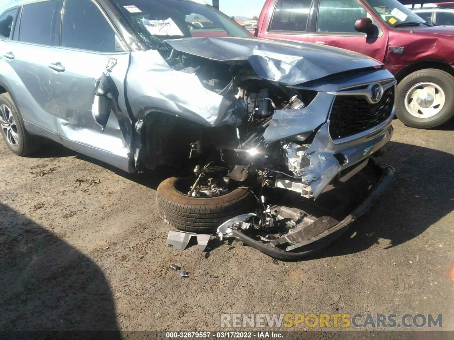 6 Photograph of a damaged car 5TDGARAH3MS011257 TOYOTA HIGHLANDER 2021