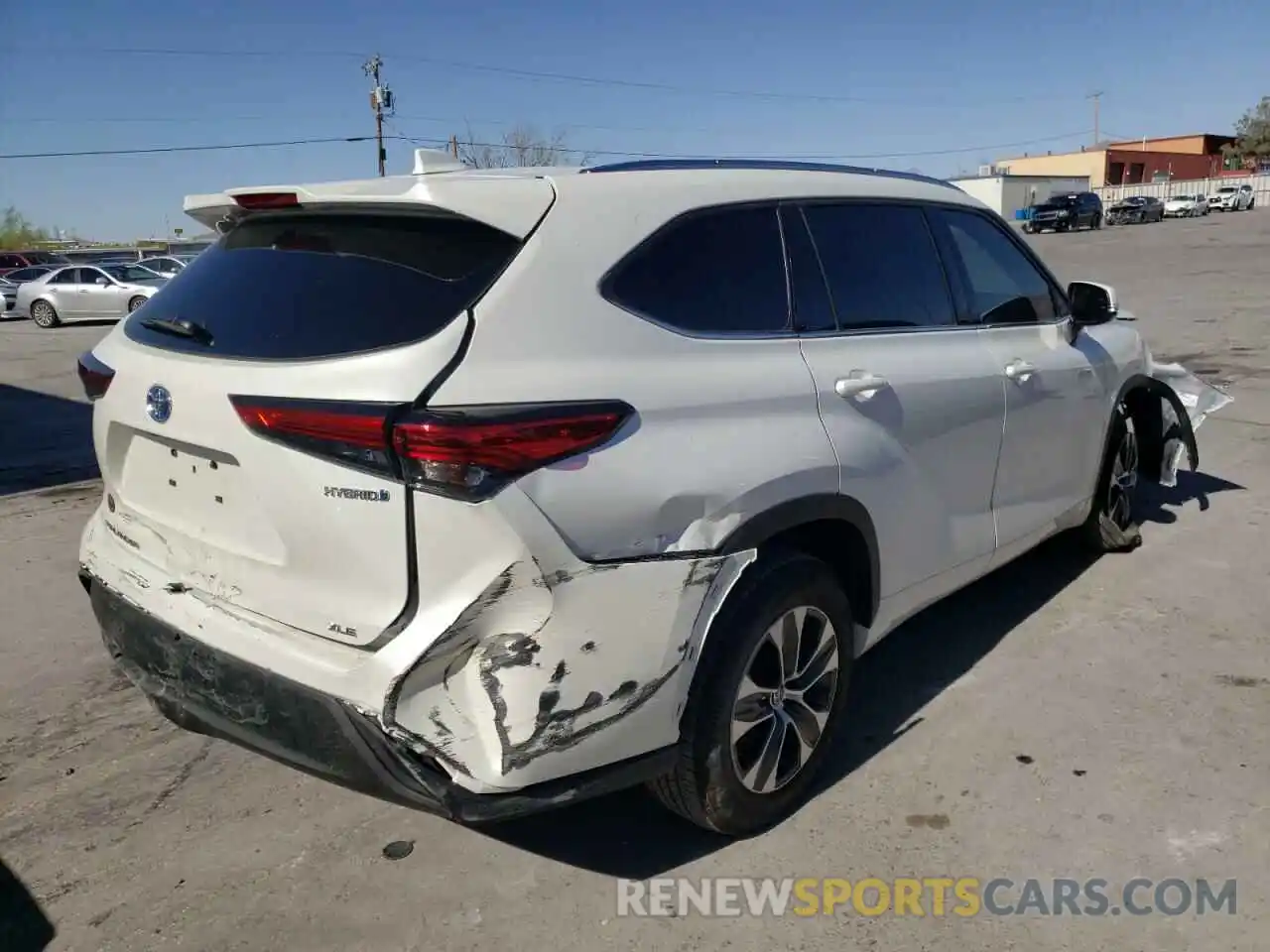 4 Photograph of a damaged car 5TDGARAH3MS507644 TOYOTA HIGHLANDER 2021