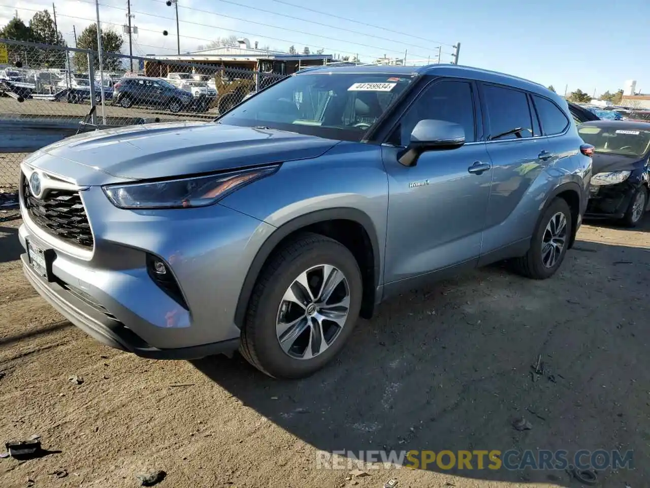 1 Photograph of a damaged car 5TDGARAH4MS006259 TOYOTA HIGHLANDER 2021