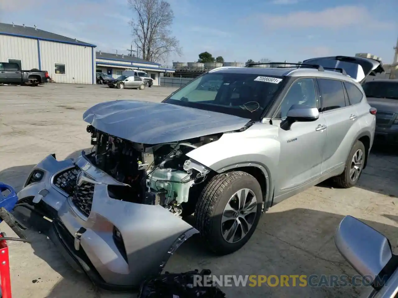 2 Photograph of a damaged car 5TDGARAH4MS011588 TOYOTA HIGHLANDER 2021