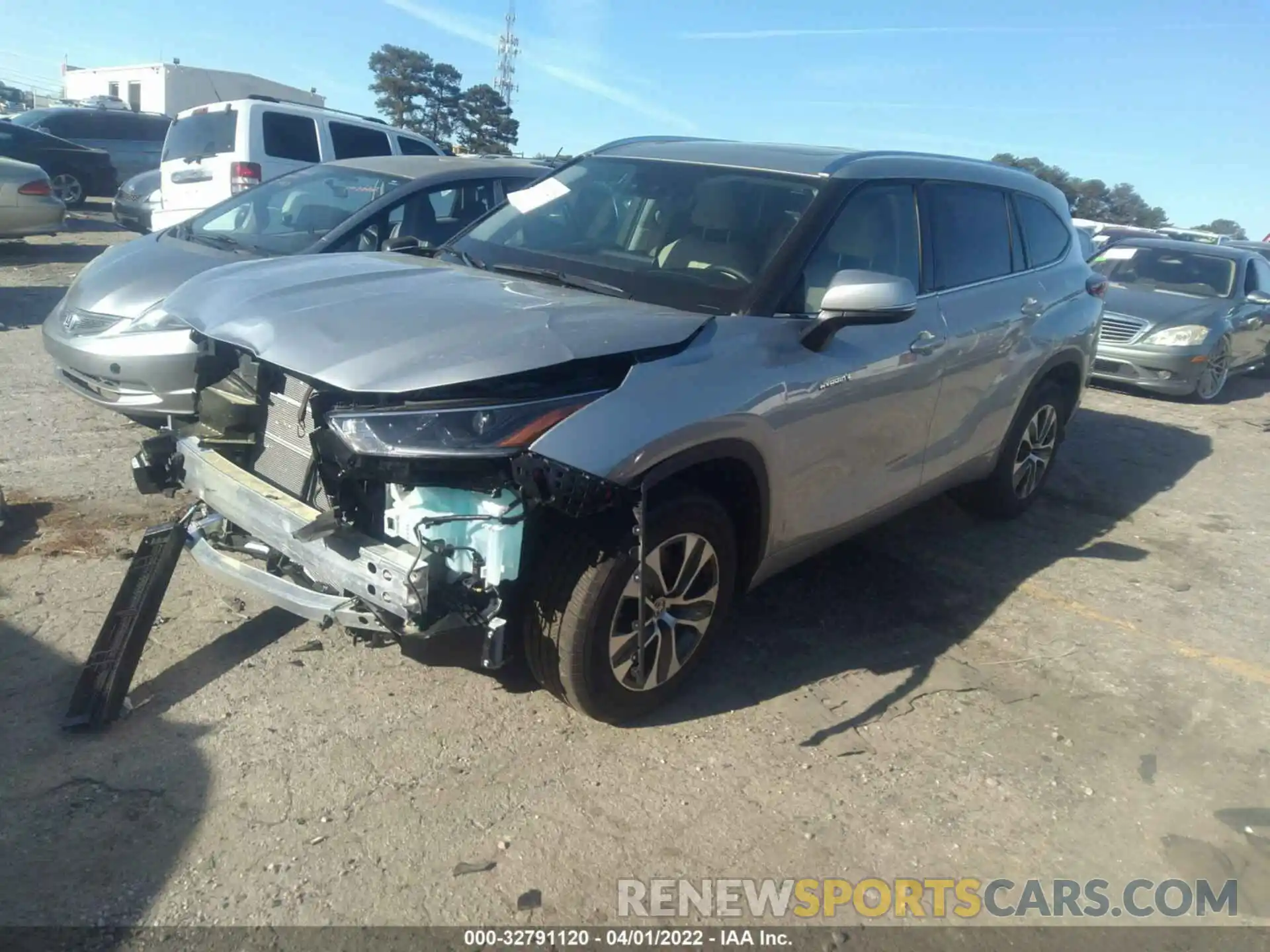 4 Photograph of a damaged car 5TDGARAH4MS509192 TOYOTA HIGHLANDER 2021