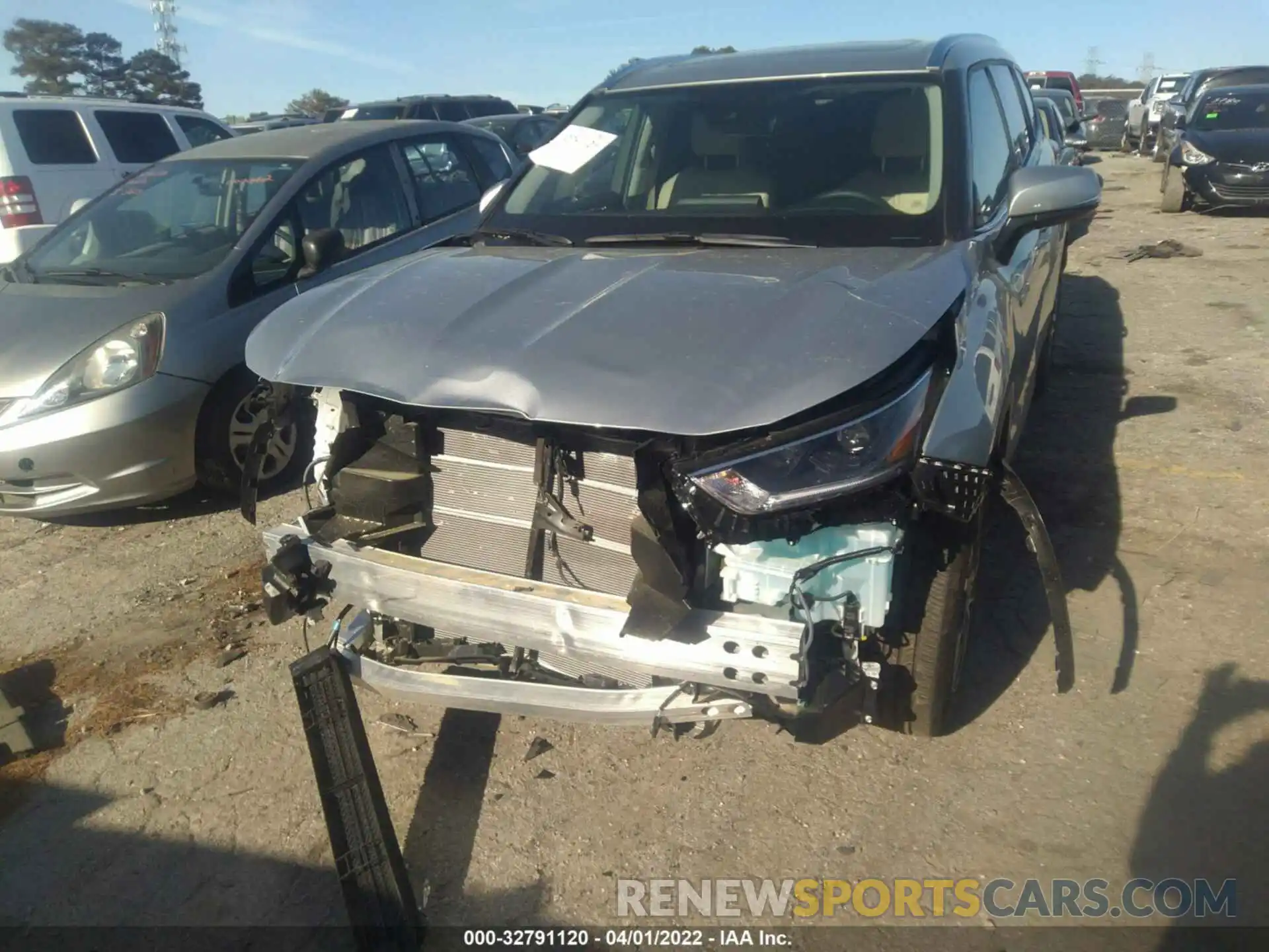 6 Photograph of a damaged car 5TDGARAH4MS509192 TOYOTA HIGHLANDER 2021