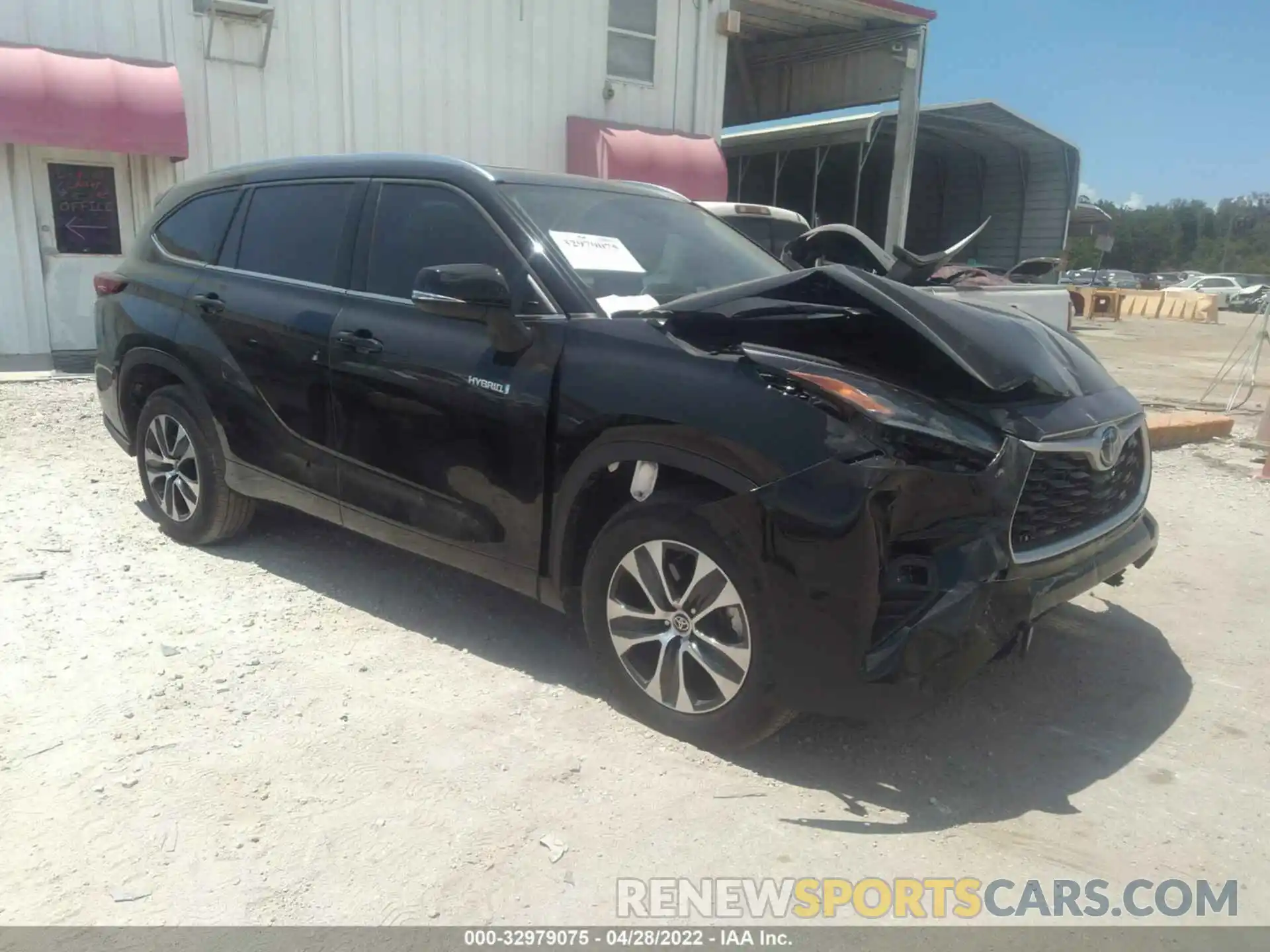 1 Photograph of a damaged car 5TDGARAH4MS509502 TOYOTA HIGHLANDER 2021