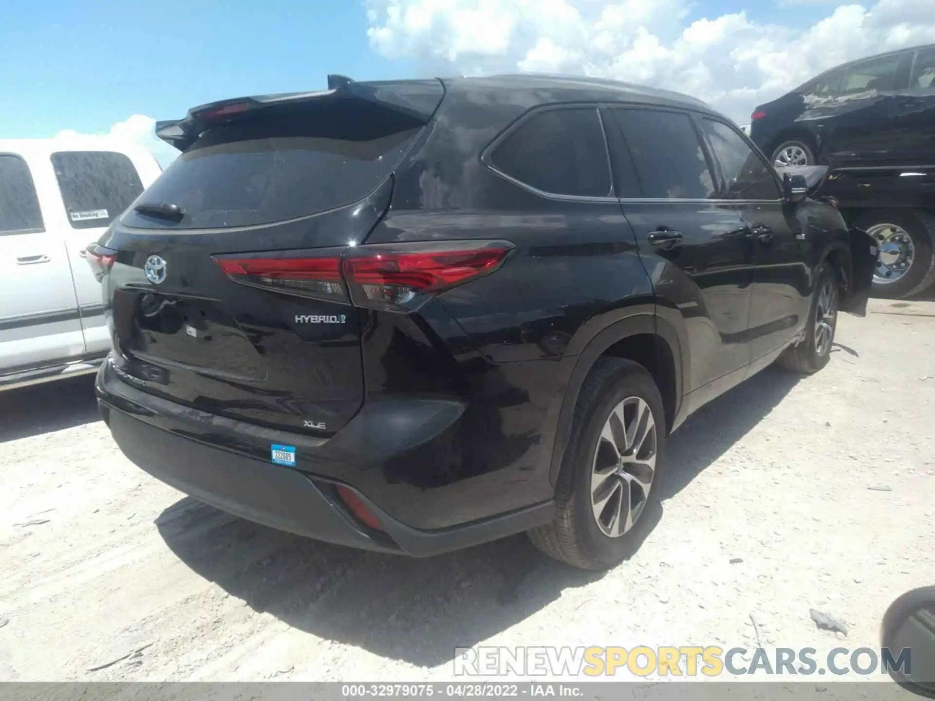 4 Фотография поврежденного автомобиля 5TDGARAH4MS509502 TOYOTA HIGHLANDER 2021