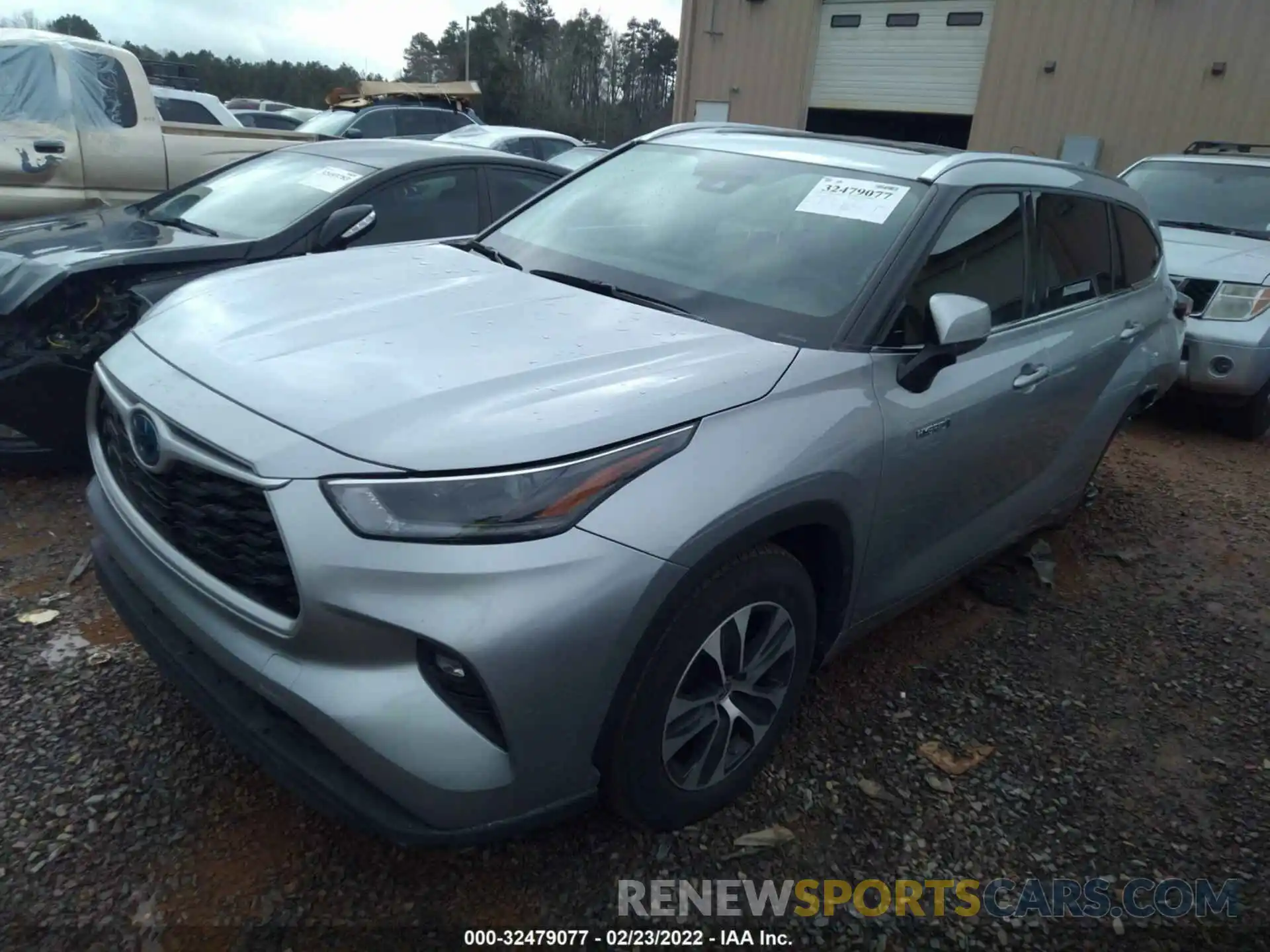 2 Photograph of a damaged car 5TDGARAH6MS503653 TOYOTA HIGHLANDER 2021