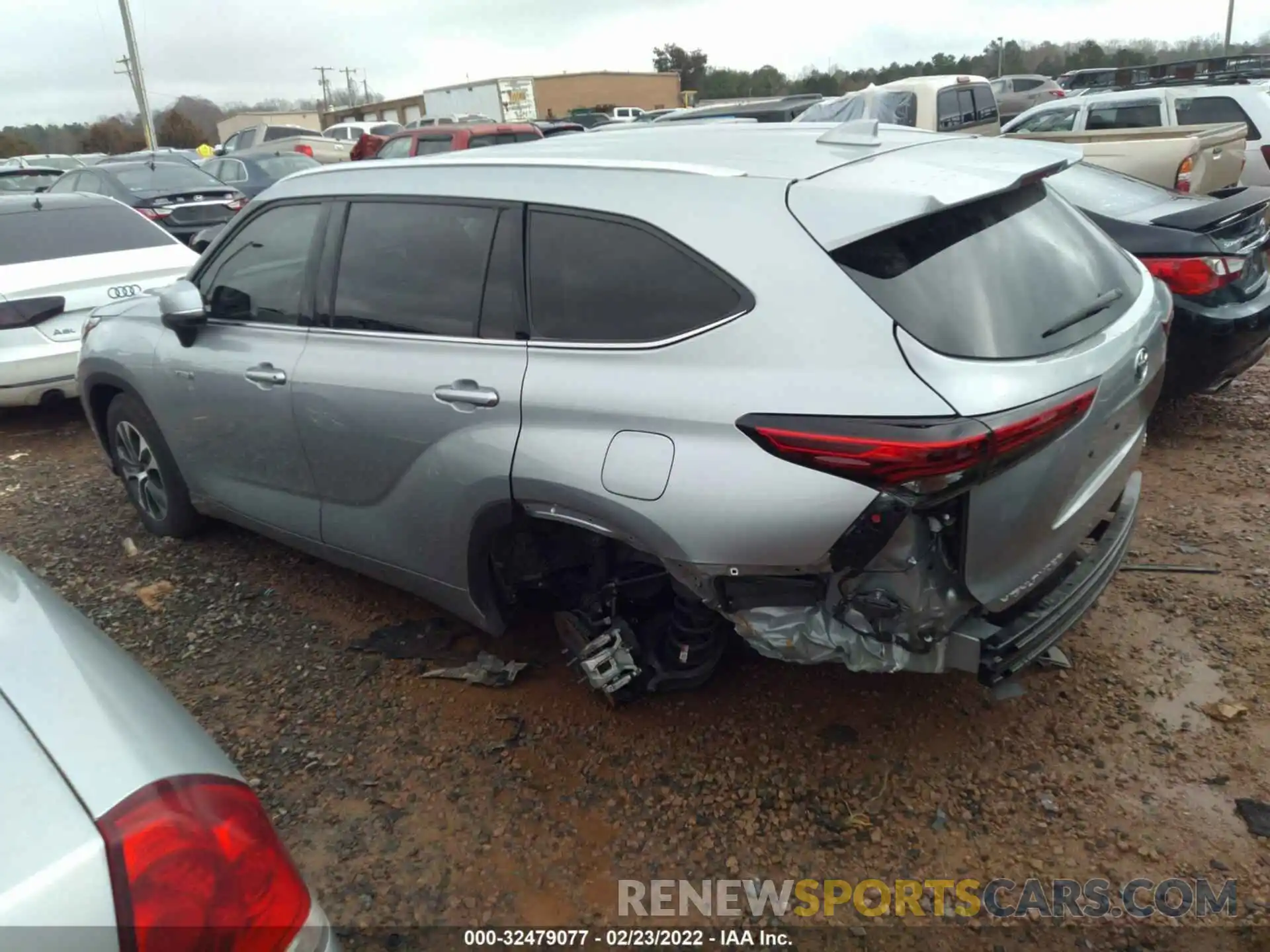 3 Photograph of a damaged car 5TDGARAH6MS503653 TOYOTA HIGHLANDER 2021