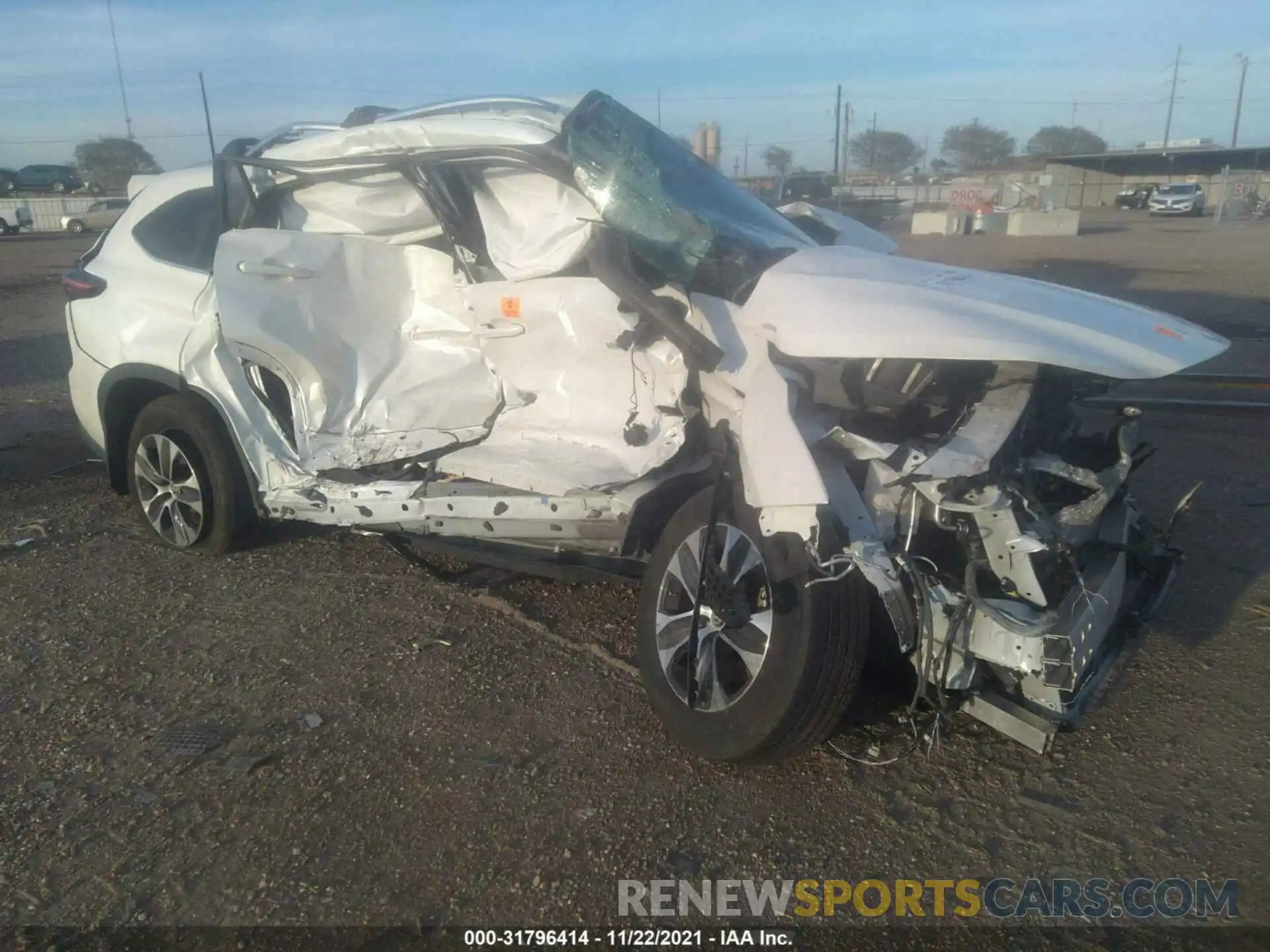 6 Photograph of a damaged car 5TDGARAH7MS007972 TOYOTA HIGHLANDER 2021