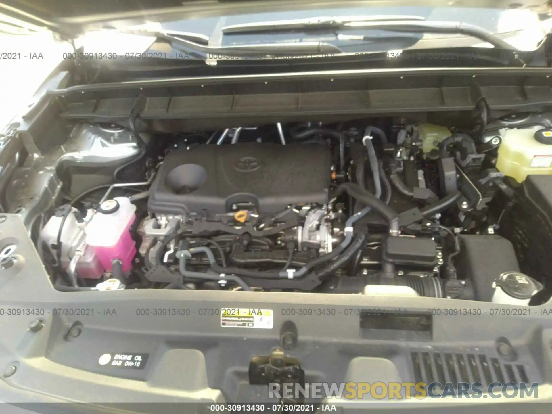 10 Photograph of a damaged car 5TDGARAH7MS008135 TOYOTA HIGHLANDER 2021