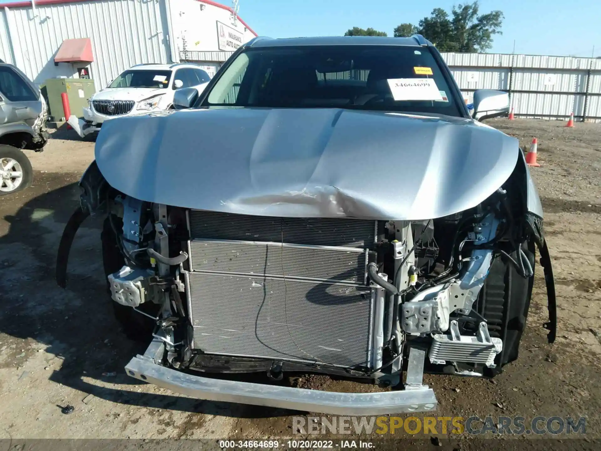 6 Photograph of a damaged car 5TDGARAH7MS509056 TOYOTA HIGHLANDER 2021