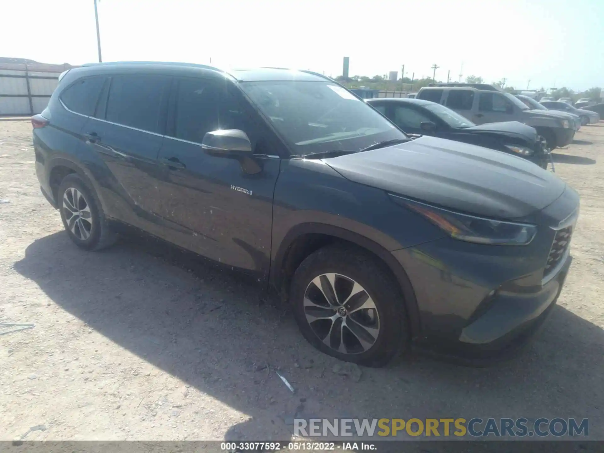 1 Photograph of a damaged car 5TDGARAHXMS505423 TOYOTA HIGHLANDER 2021