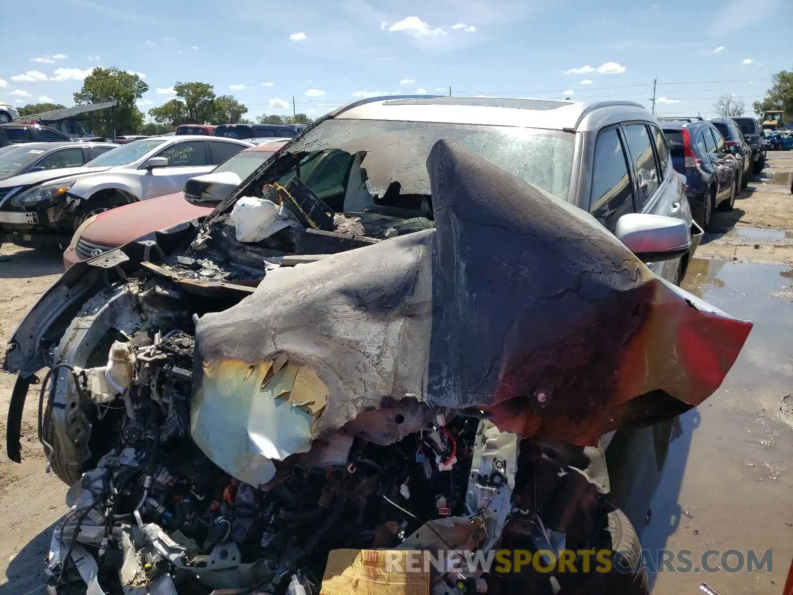 2 Photograph of a damaged car 5TDGARAHXMS506491 TOYOTA HIGHLANDER 2021