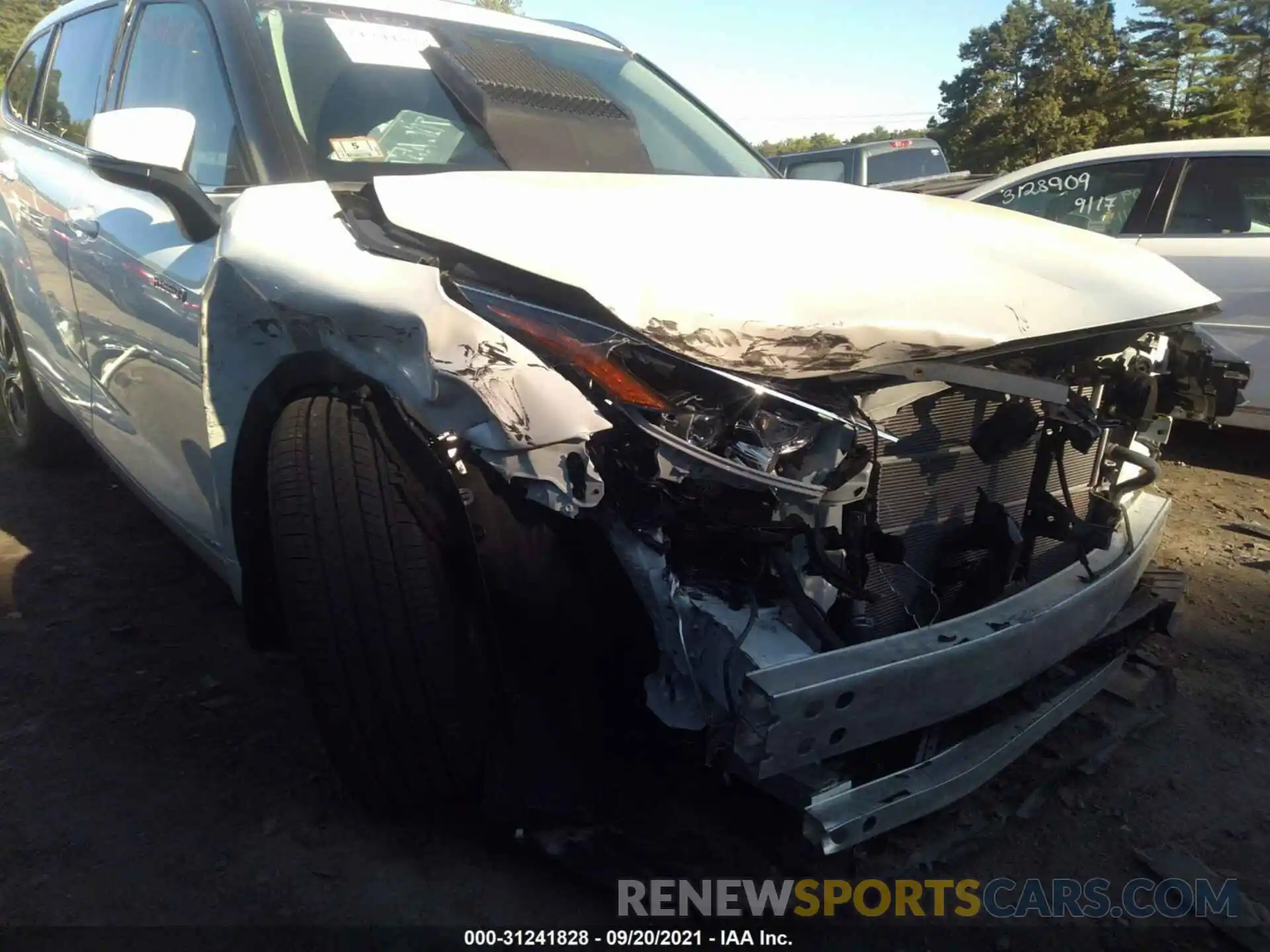 6 Photograph of a damaged car 5TDGBRCH0MS047885 TOYOTA HIGHLANDER 2021