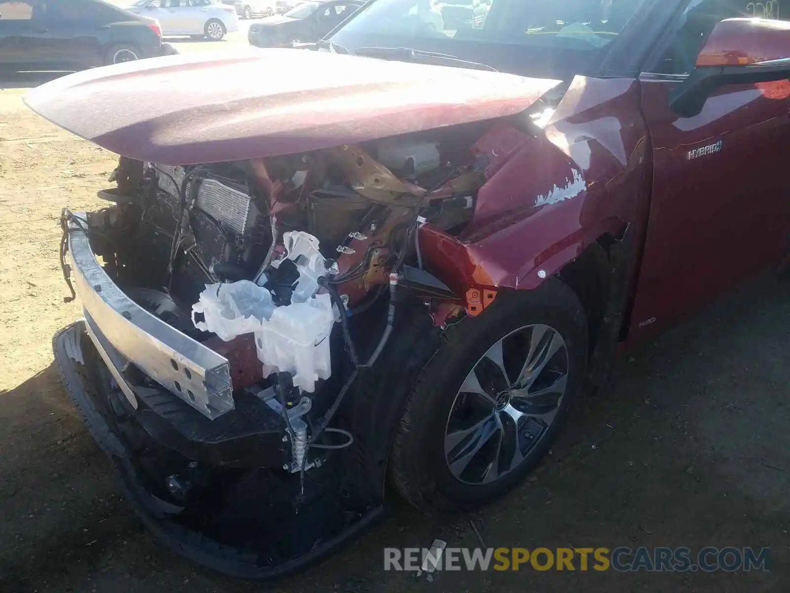 9 Photograph of a damaged car 5TDGBRCH0MS515534 TOYOTA HIGHLANDER 2021