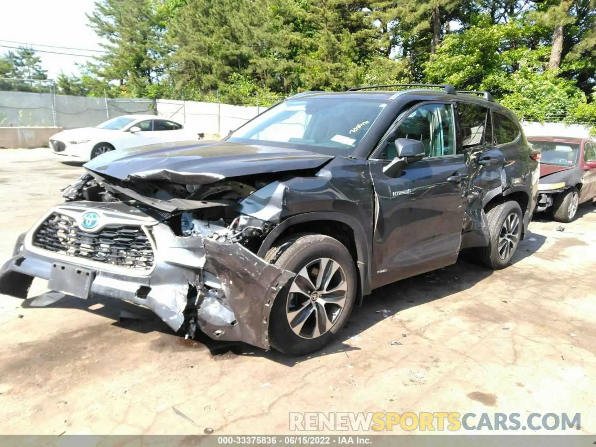 6 Фотография поврежденного автомобиля 5TDGBRCH0MS518403 TOYOTA HIGHLANDER 2021