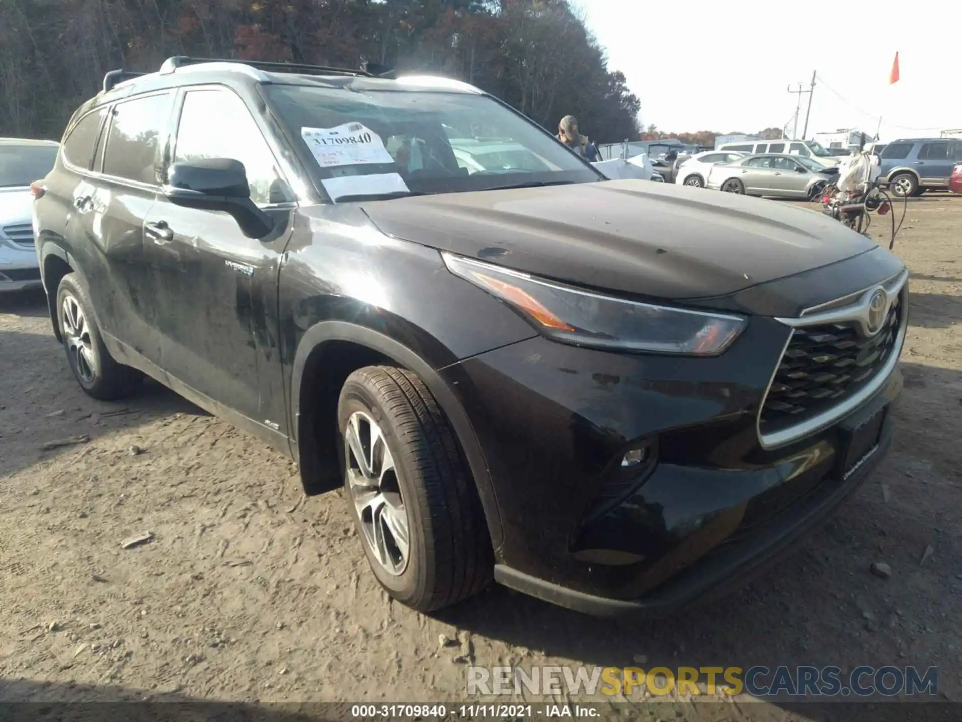 1 Photograph of a damaged car 5TDGBRCH1MS041125 TOYOTA HIGHLANDER 2021