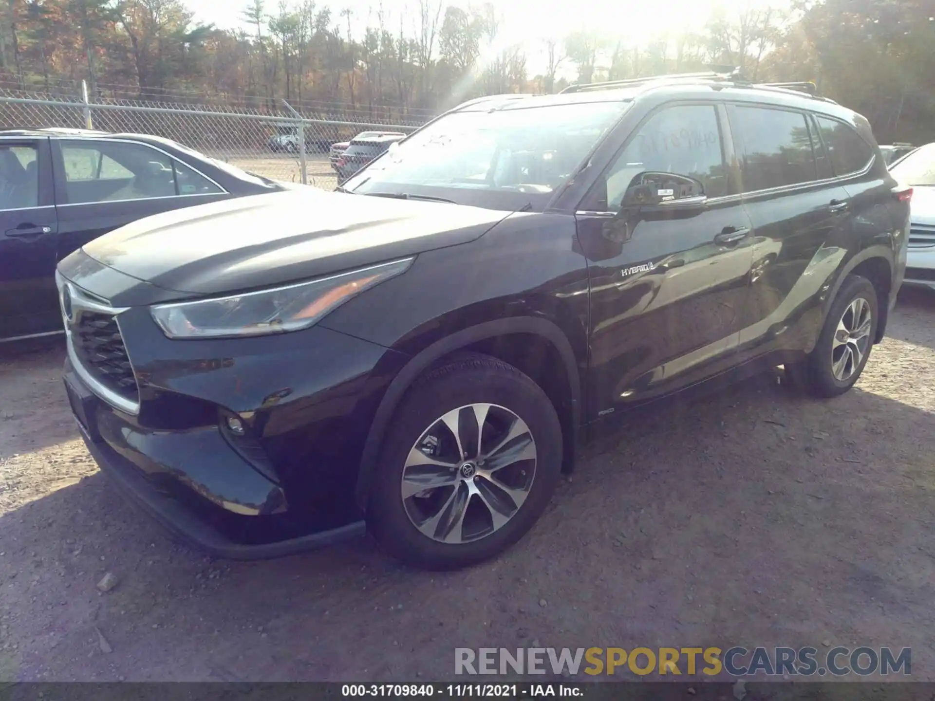 2 Photograph of a damaged car 5TDGBRCH1MS041125 TOYOTA HIGHLANDER 2021