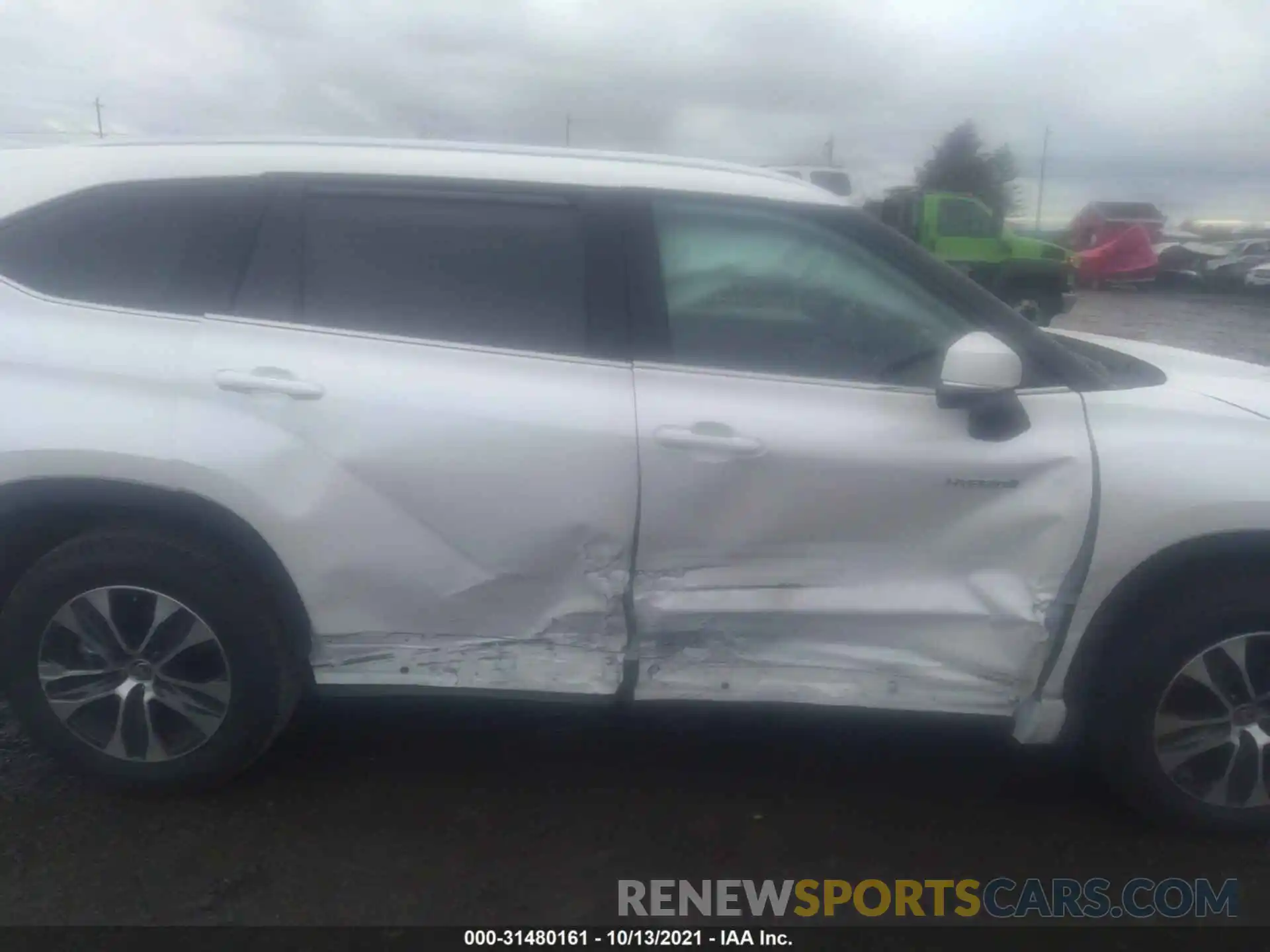 6 Photograph of a damaged car 5TDGBRCH1MS060208 TOYOTA HIGHLANDER 2021